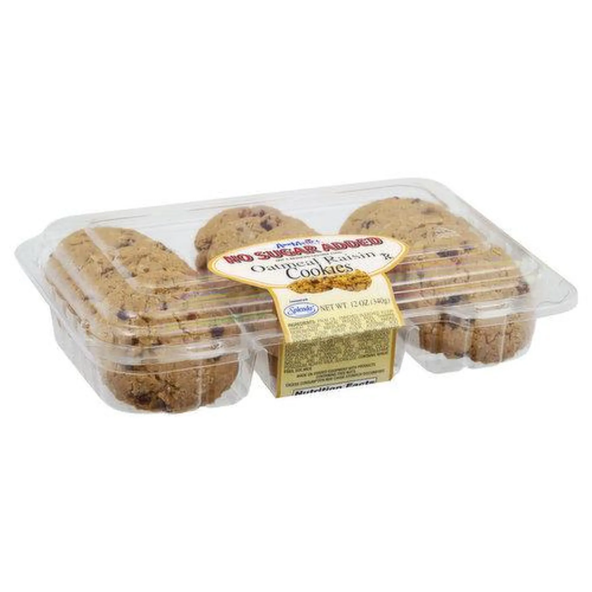 Ann Marie's Cookies, No Sugar Added, Oatmeal Raisin - 12 Ounce