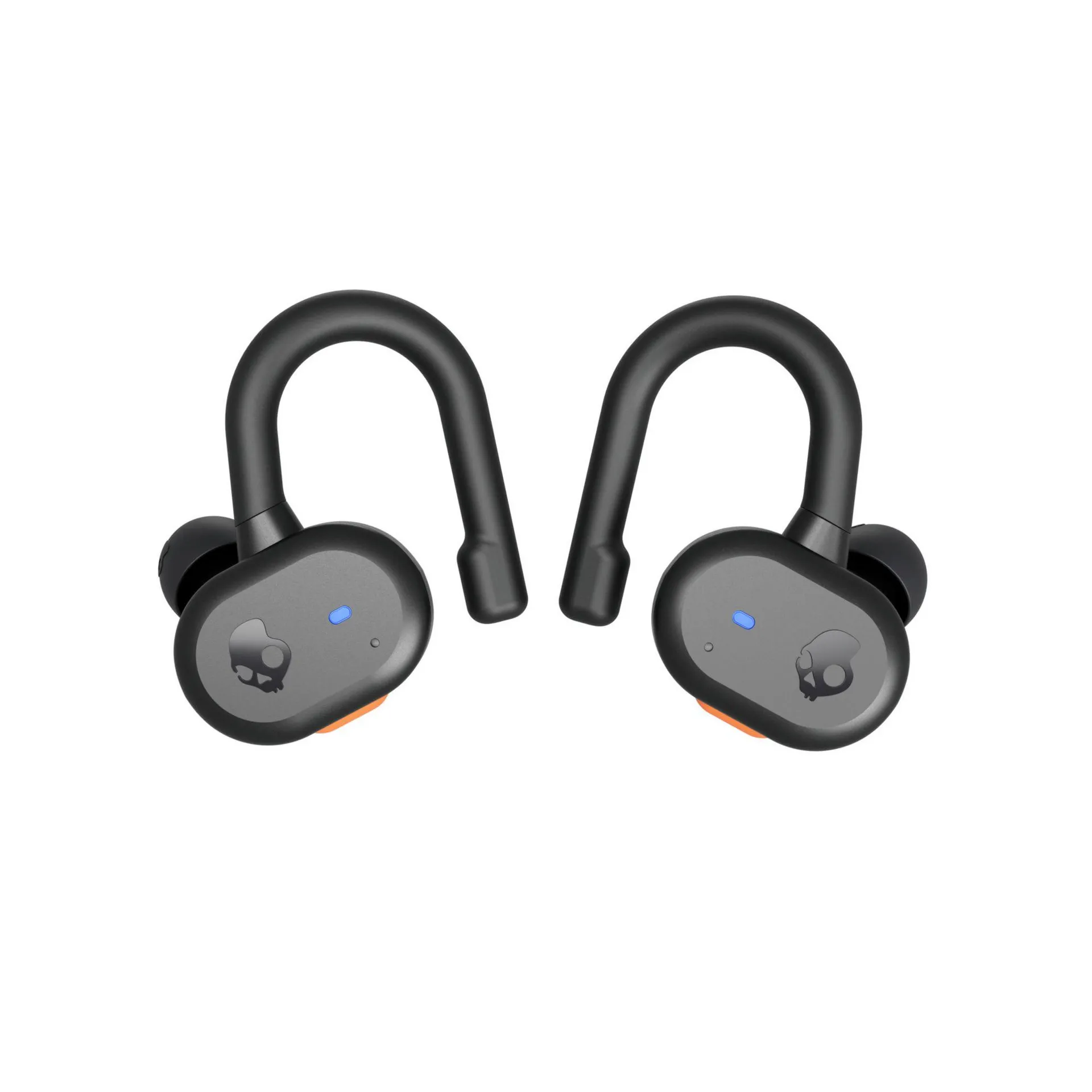 Skullcandy Push Active True Wireless Sport Earbuds - Black and Orange