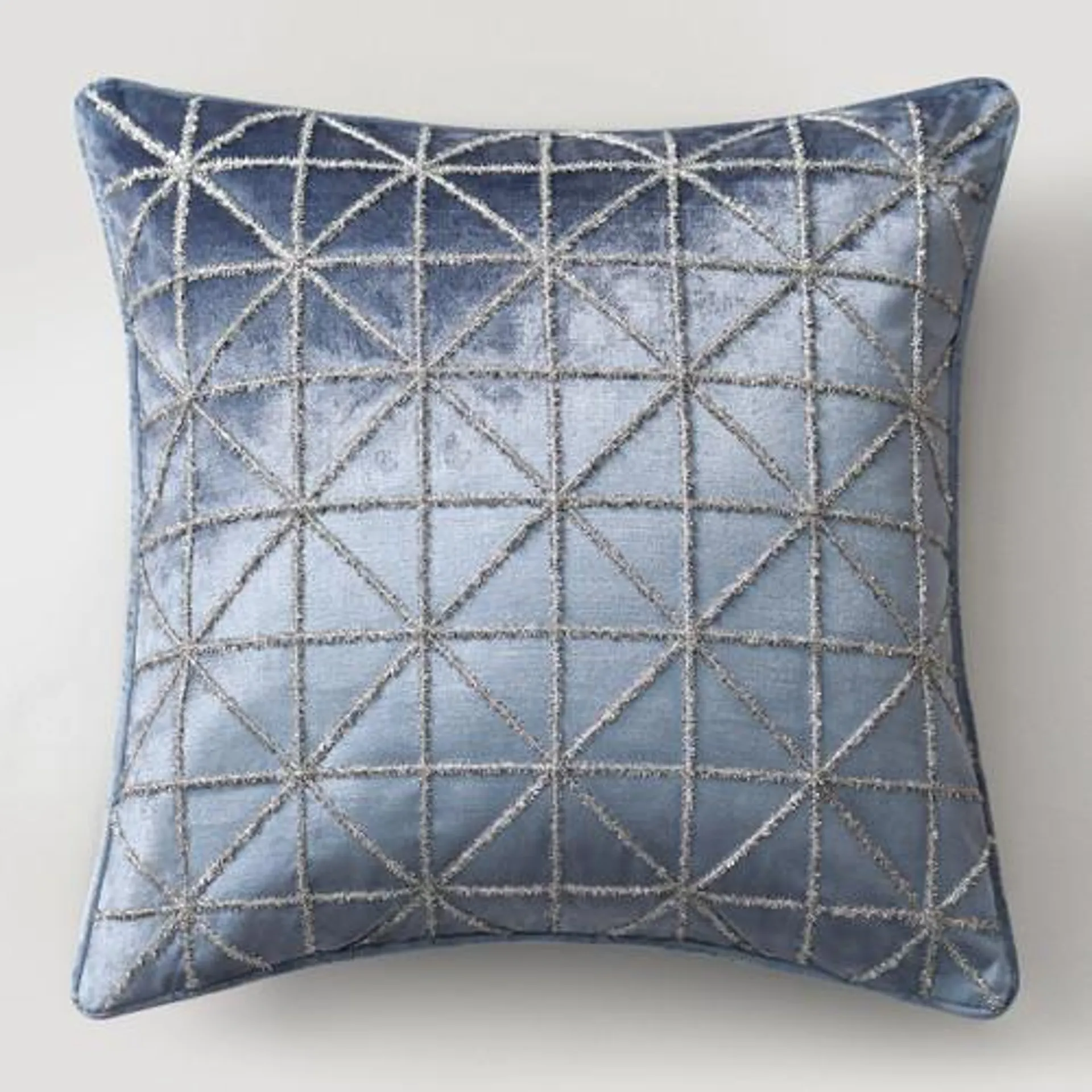 Sparkle Holiday Pillow 20" - Blue