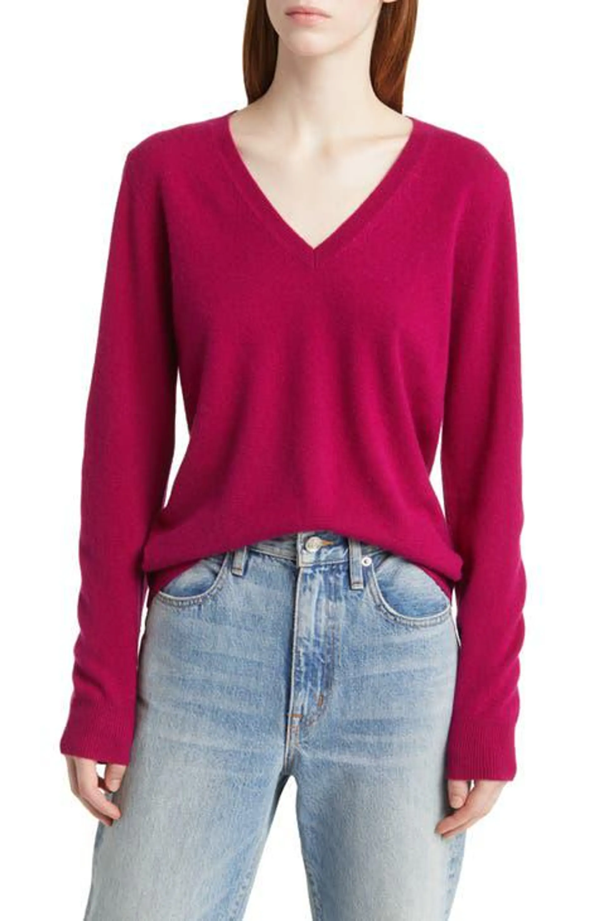 Cashmere V-Neck Sweater