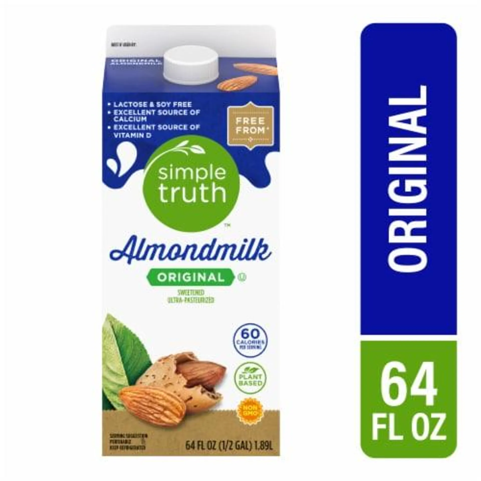 Simple Truth™ Dairy Free Original Almond Milk Half Gallon