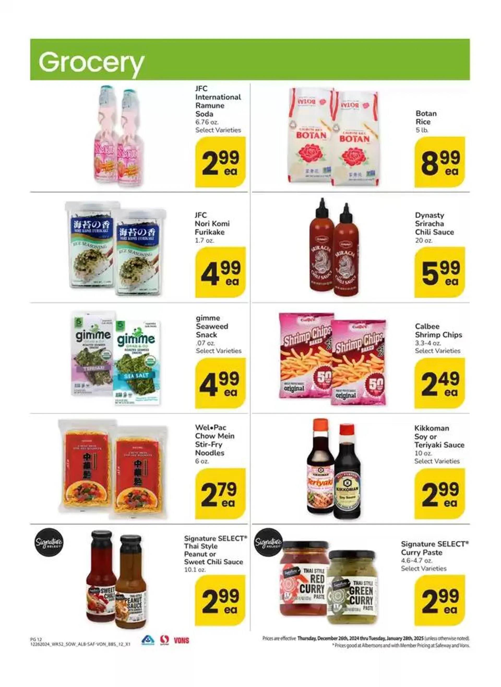 Weekly ad Albertsons - Southwest - BBS from December 26 to January 28 2025 - Page 11