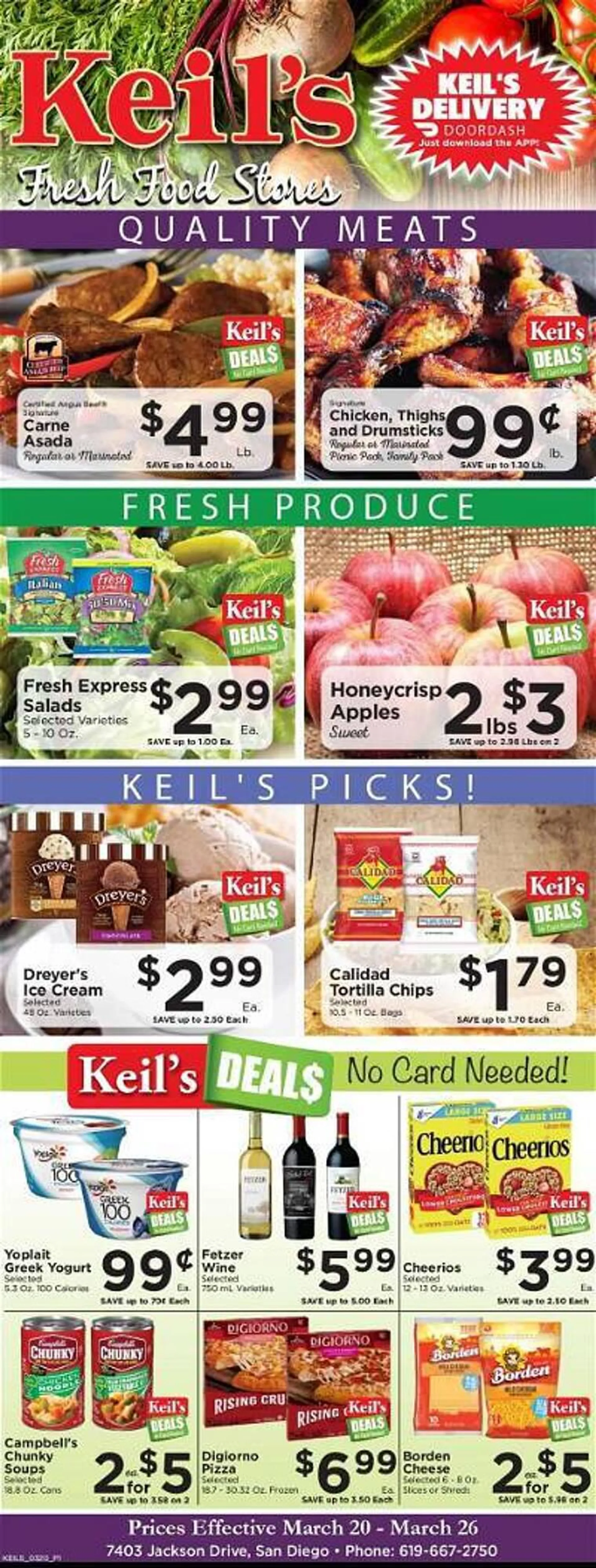 Weekly ad Keil's Fresh Food Stores Weekly Ad from March 20 to March 26 2024 - Page 