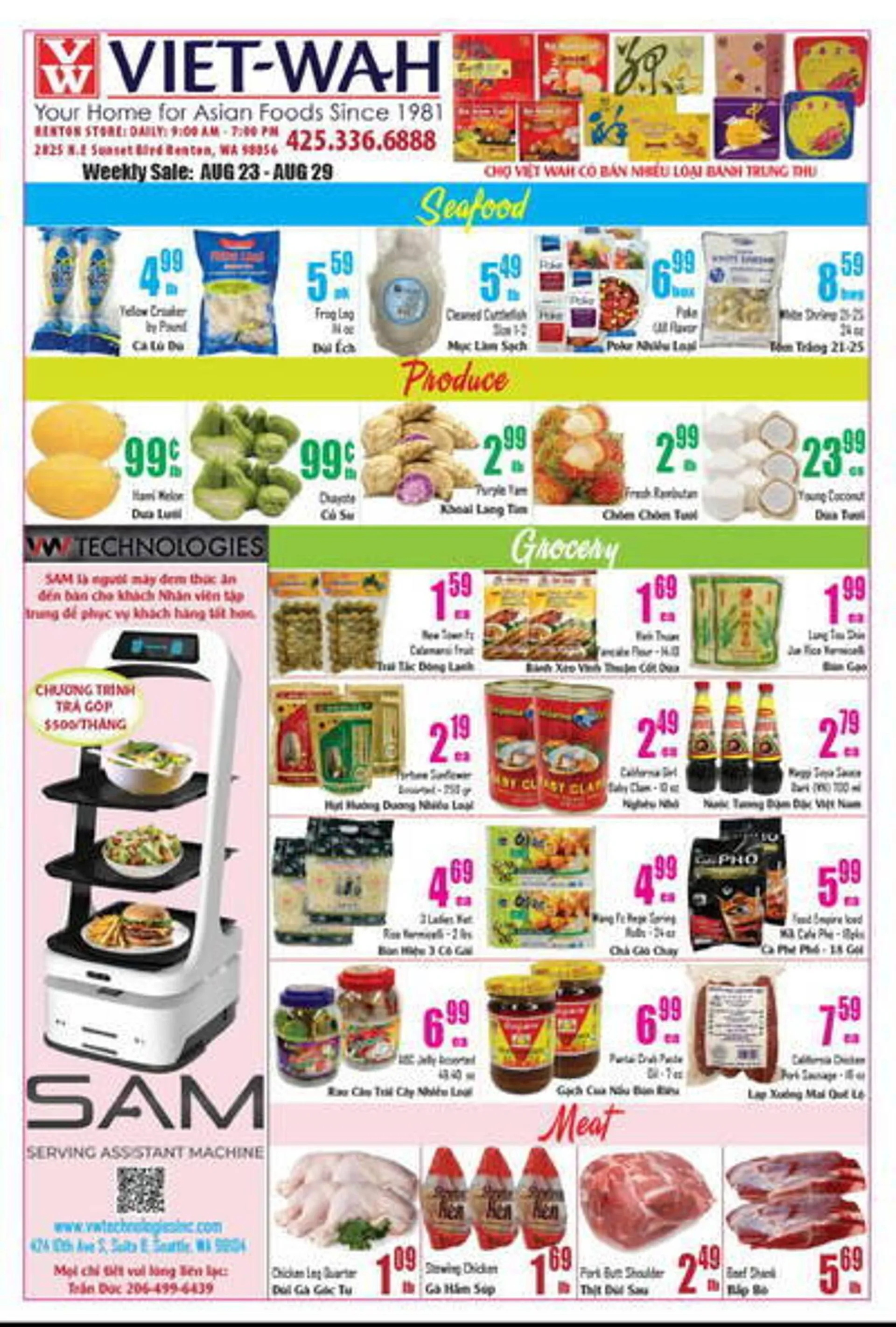 Viet Wah Supermarket Weekly Ad - 1