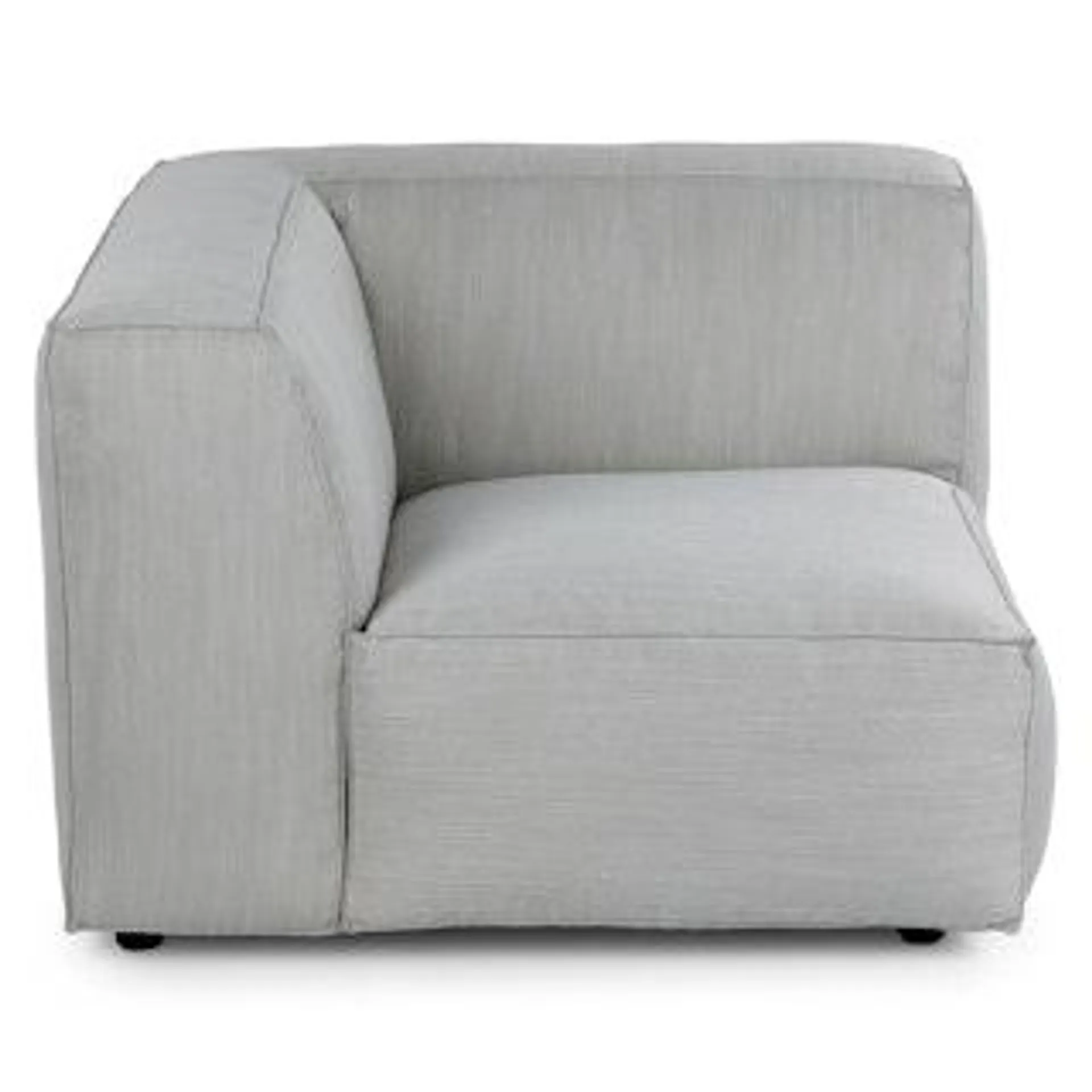 Solae 40" Corner Chair Sofa - Hush Gray