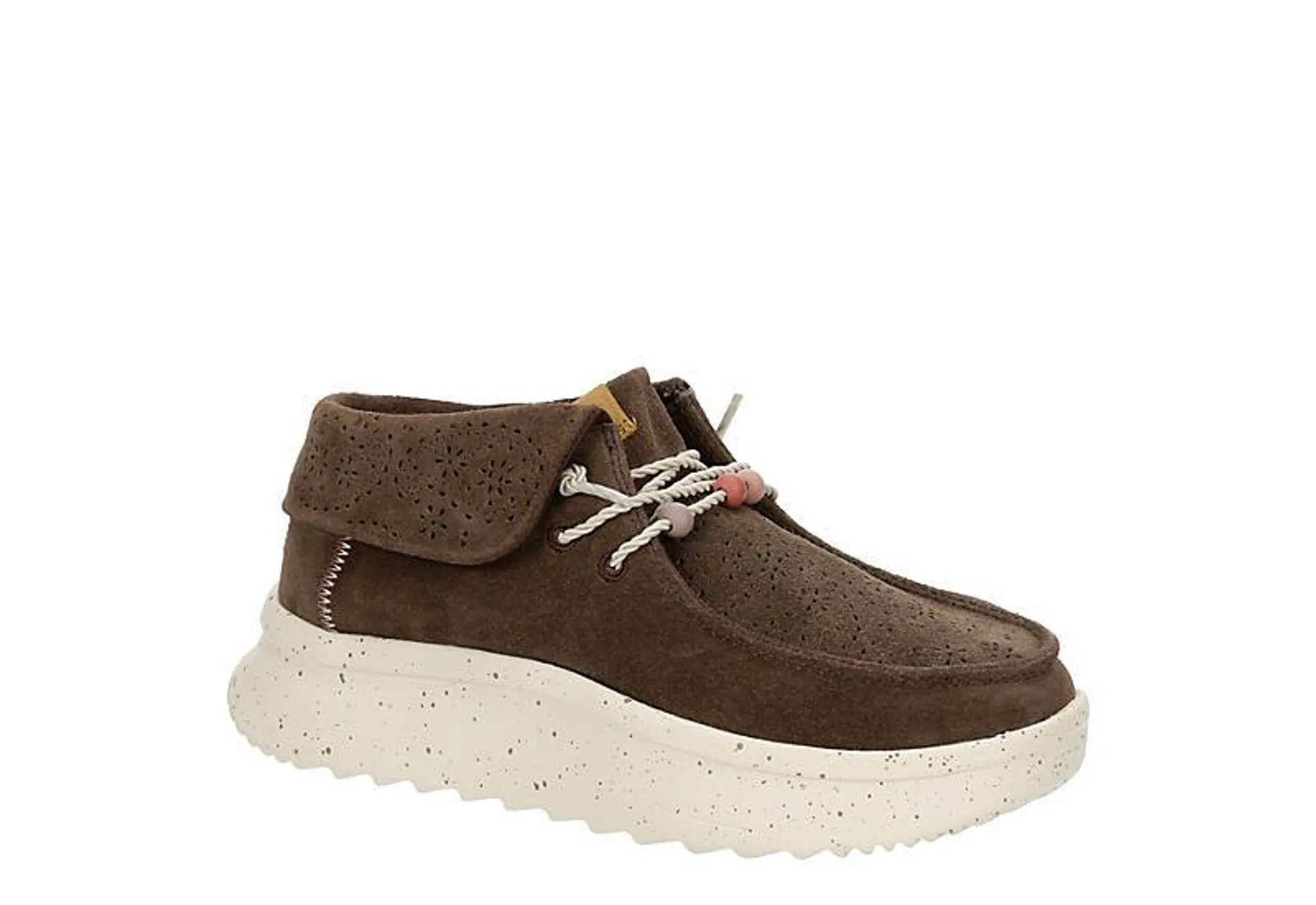 Heydude Womens Wendy Peak Slip On Sneaker - Chocolate