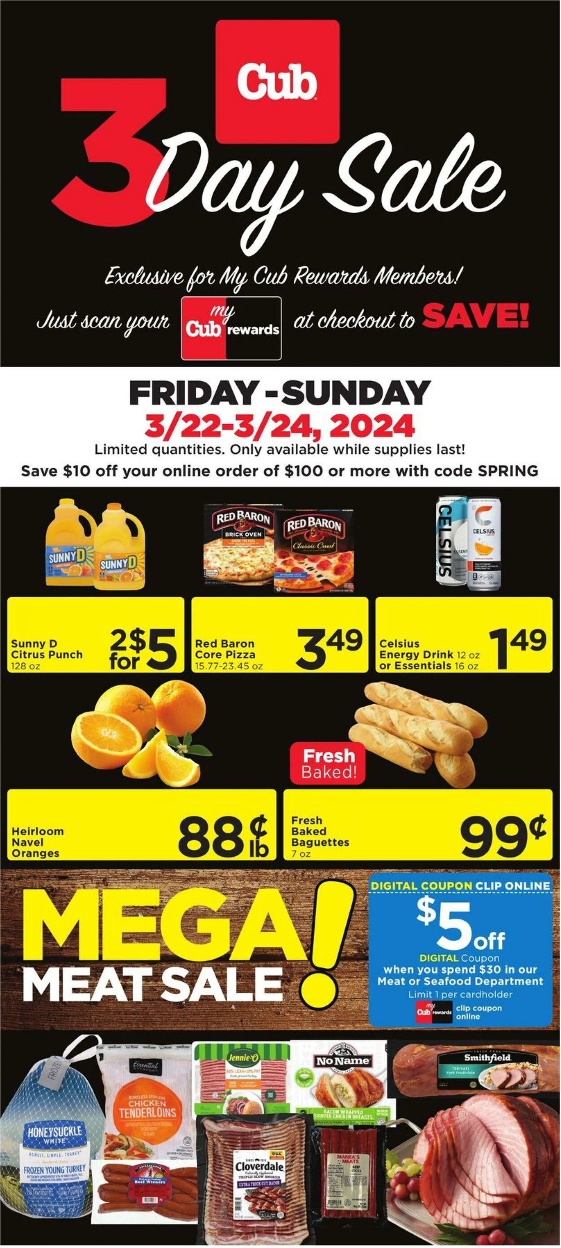 Weekly ad Cub Foods Current weekly ad from March 22 to March 24 2024 - Page 1