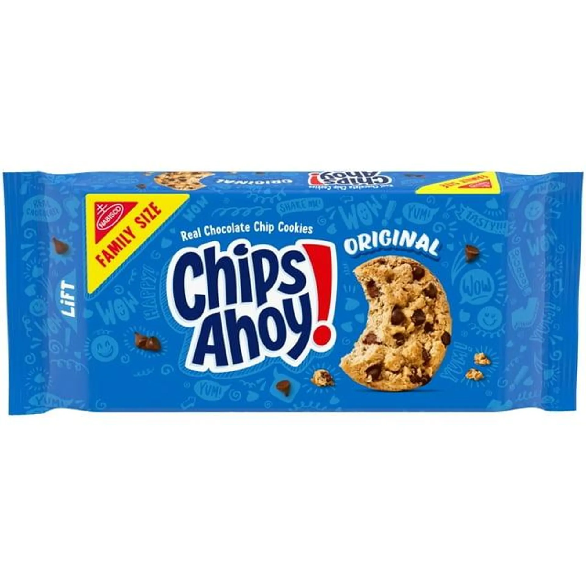 CHIPS AHOY! Original Chocolate Chip Backed Cookies, Family Size, 18.2 oz