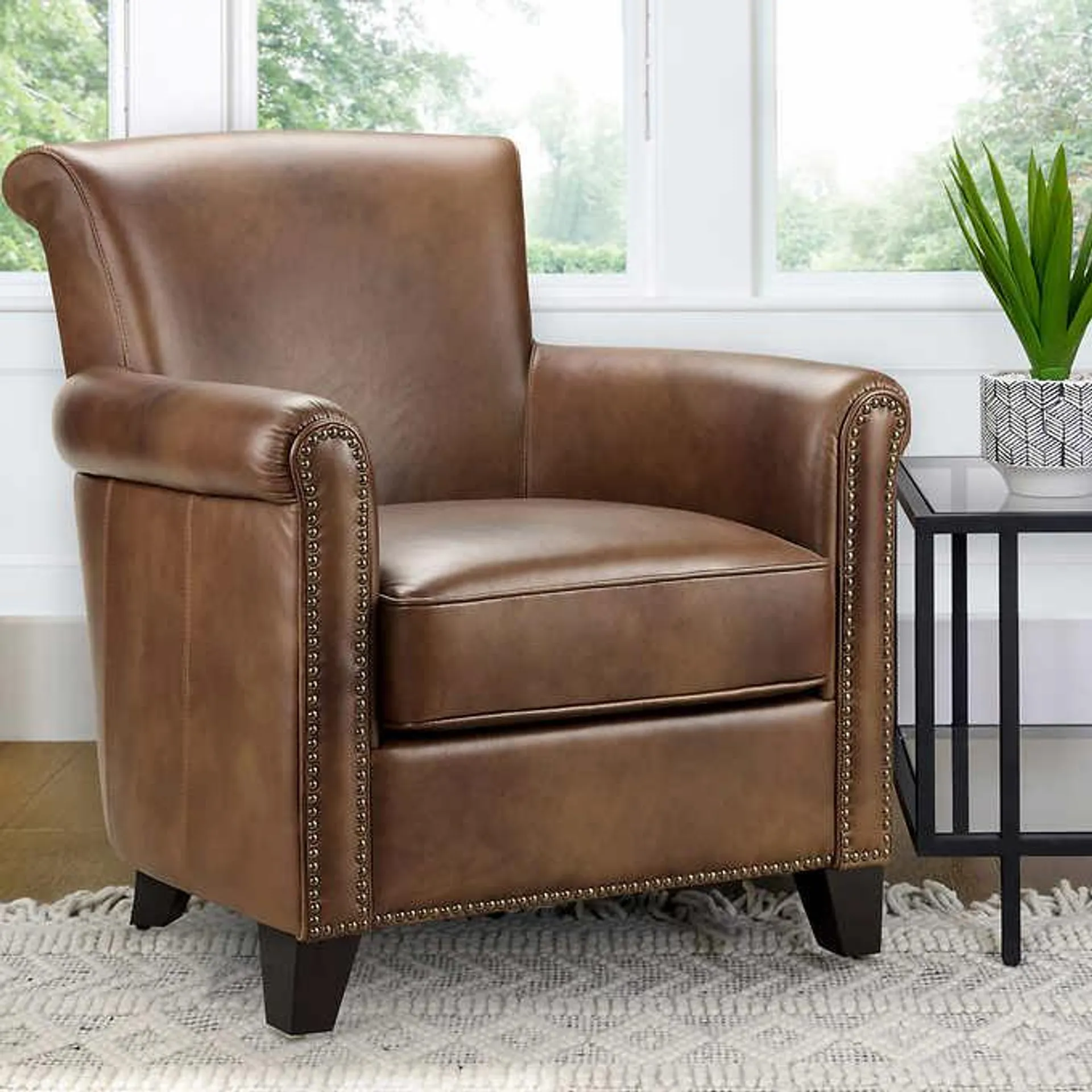 Monty Leather Armchair