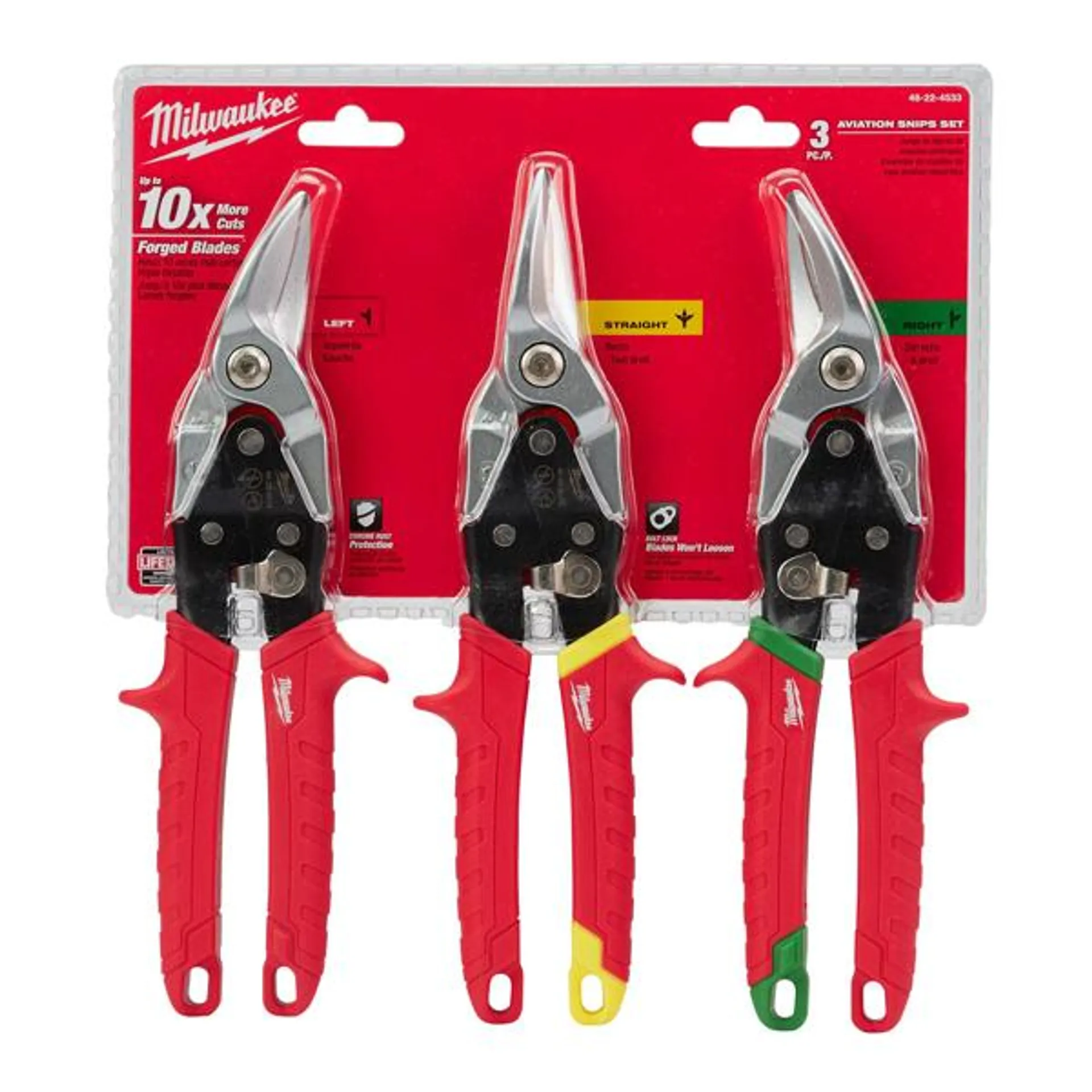 3-Pack Aviation Snip Set - 48-22-4533