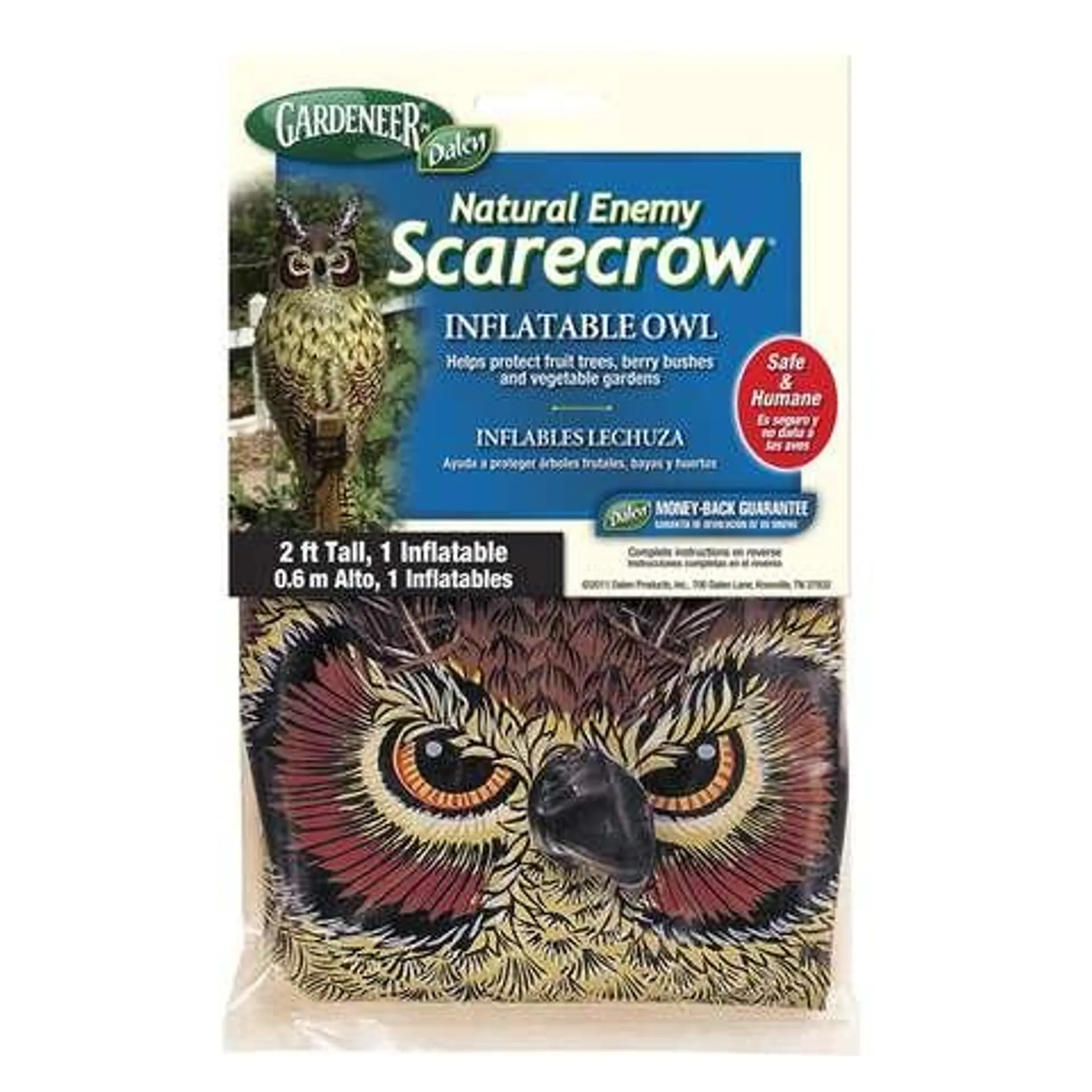 Dalen Scarecrow Inflatable Owl For Assorted Species 1 pk