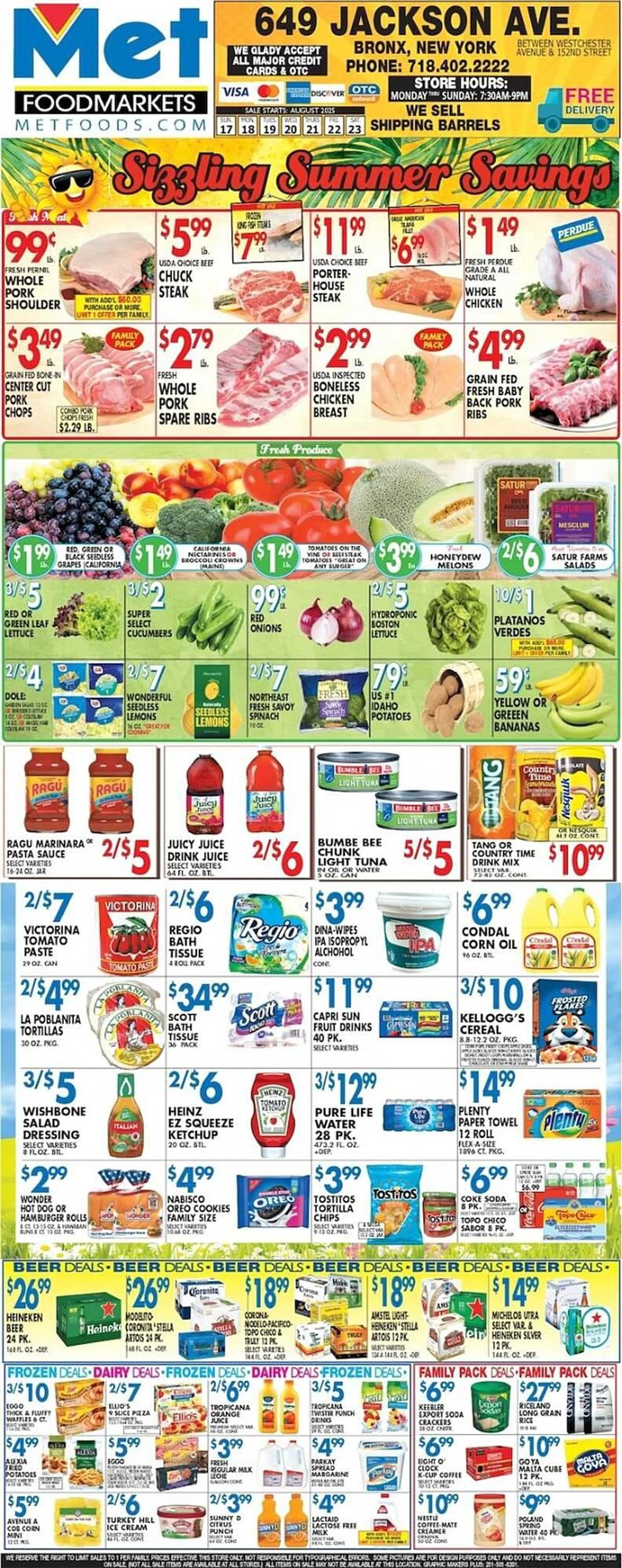 Weekly ad Met Foodmarkets Weekly Ad from August 17 to August 23 2025 - Page 1