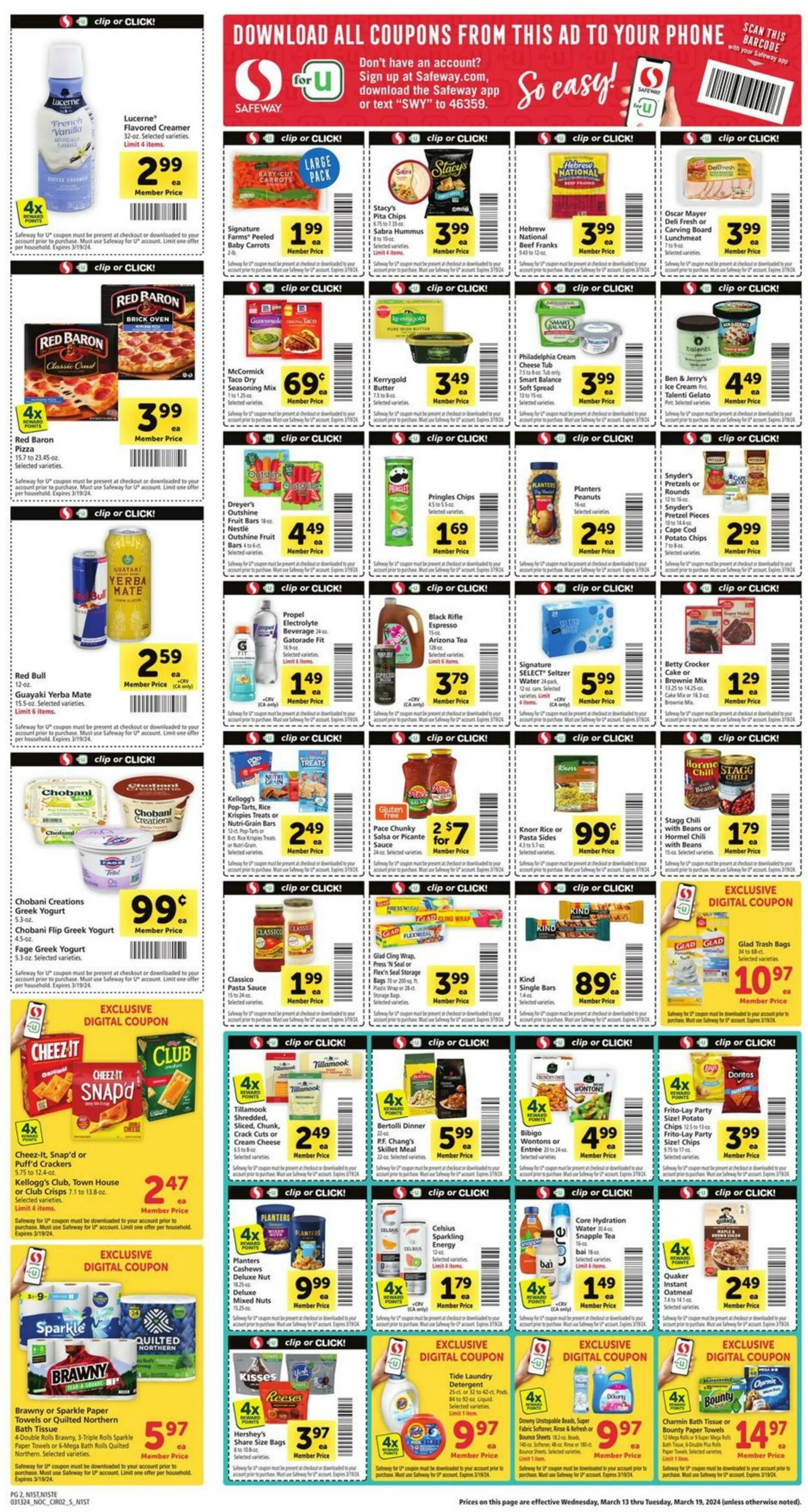 Weekly ad Safeway Current weekly ad from March 13 to March 19 2024 - Page 2