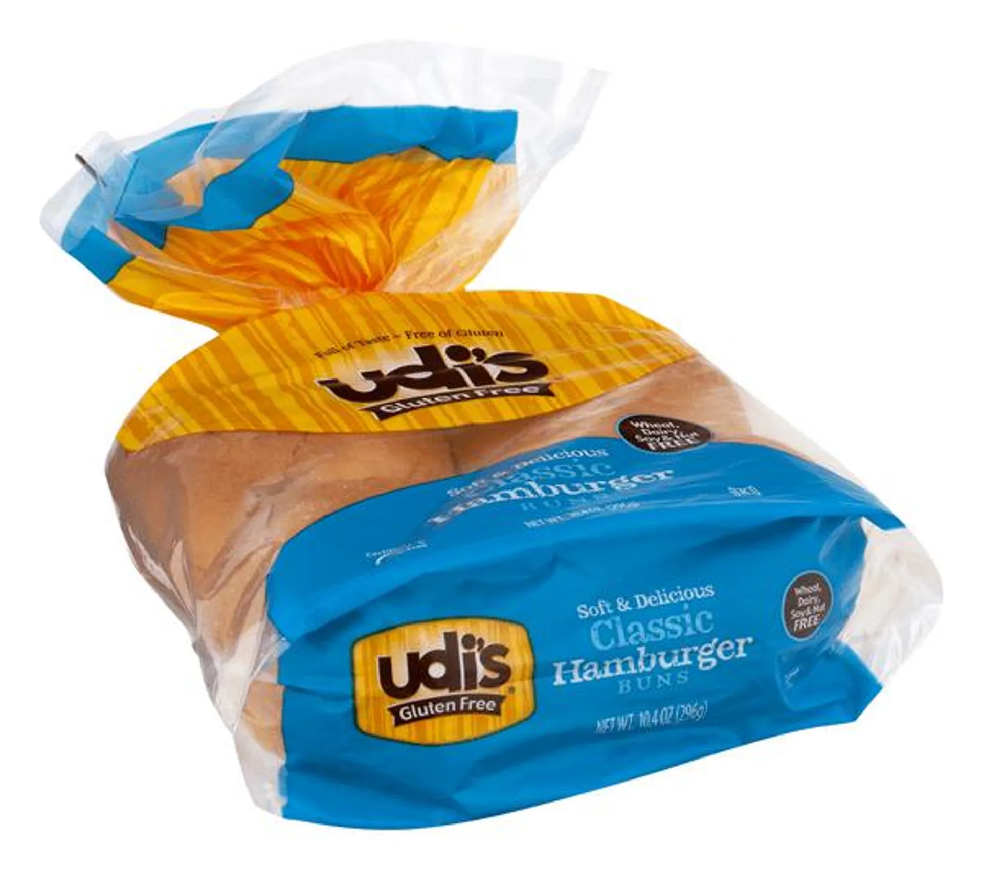 Udi's Gluten Free Classic Hamburger Buns 4Ct