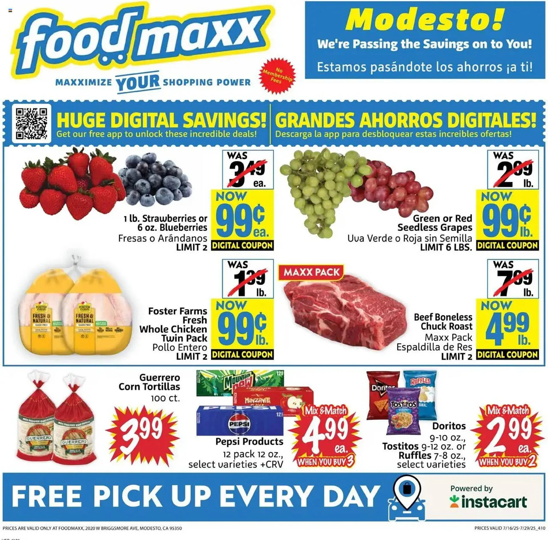 Weekly ad Foodmaxx Weekly Ad from July 16 to July 29 2025 - Page 1