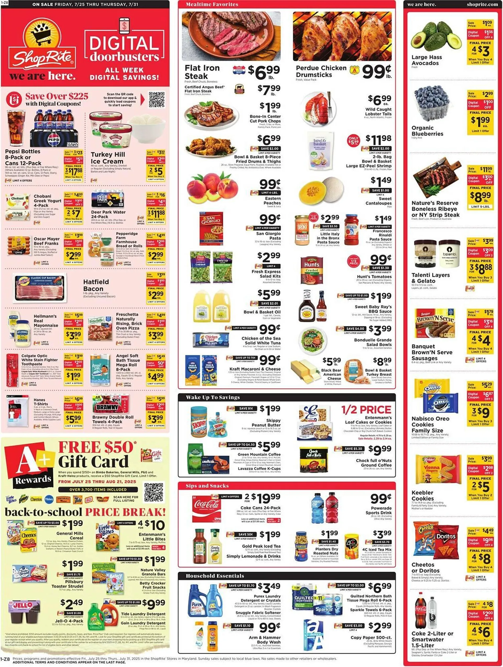 Weekly ad ShopRite Weekly Ad from July 24 to August 2 2025 - Page 1