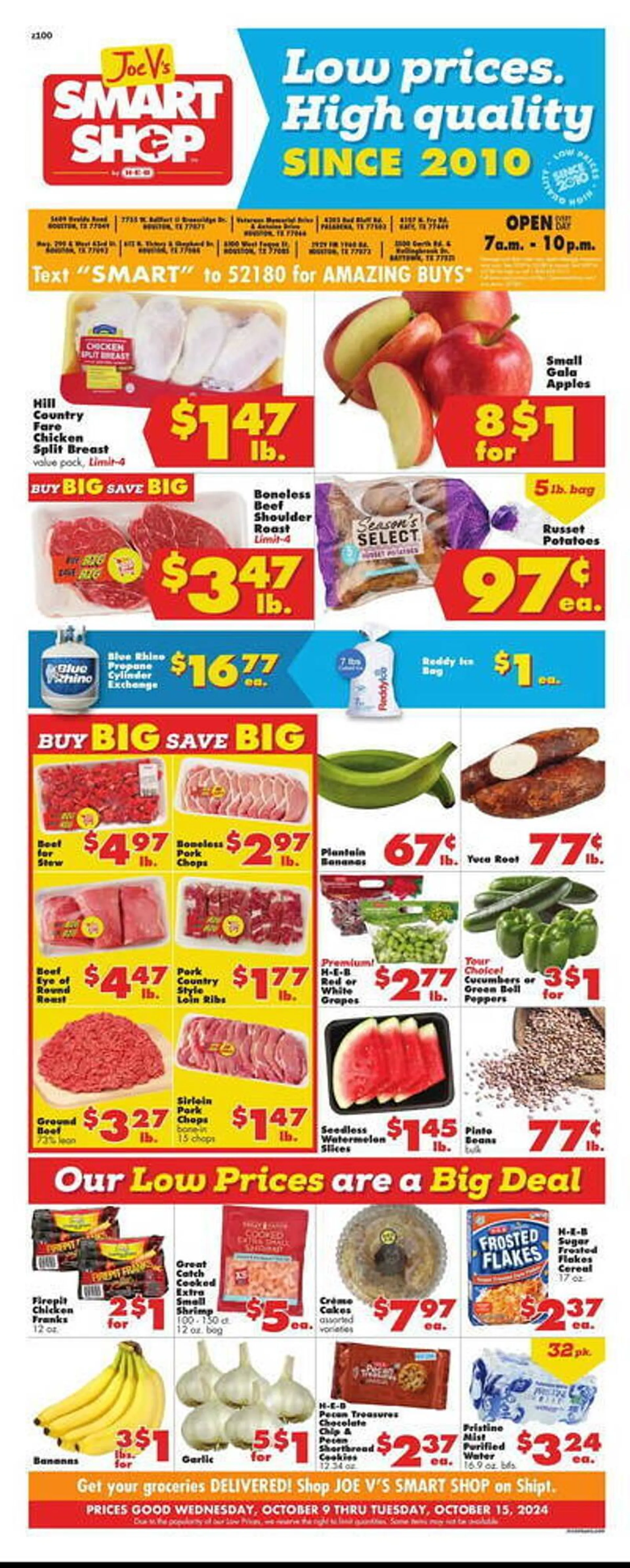 Joe Vs Smart Shop Weekly Ad - 1