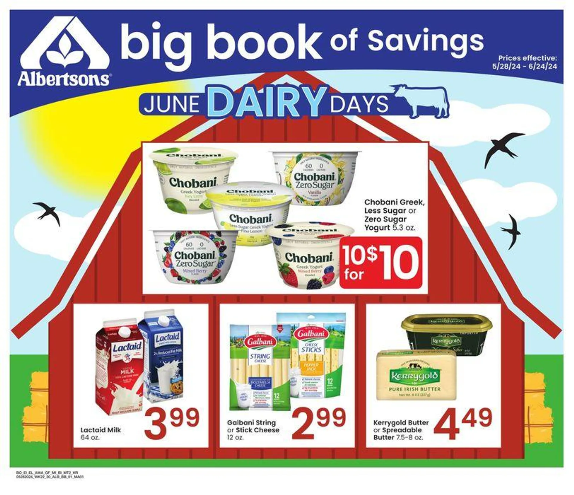 June Dairy Days valid until June 24, 2024