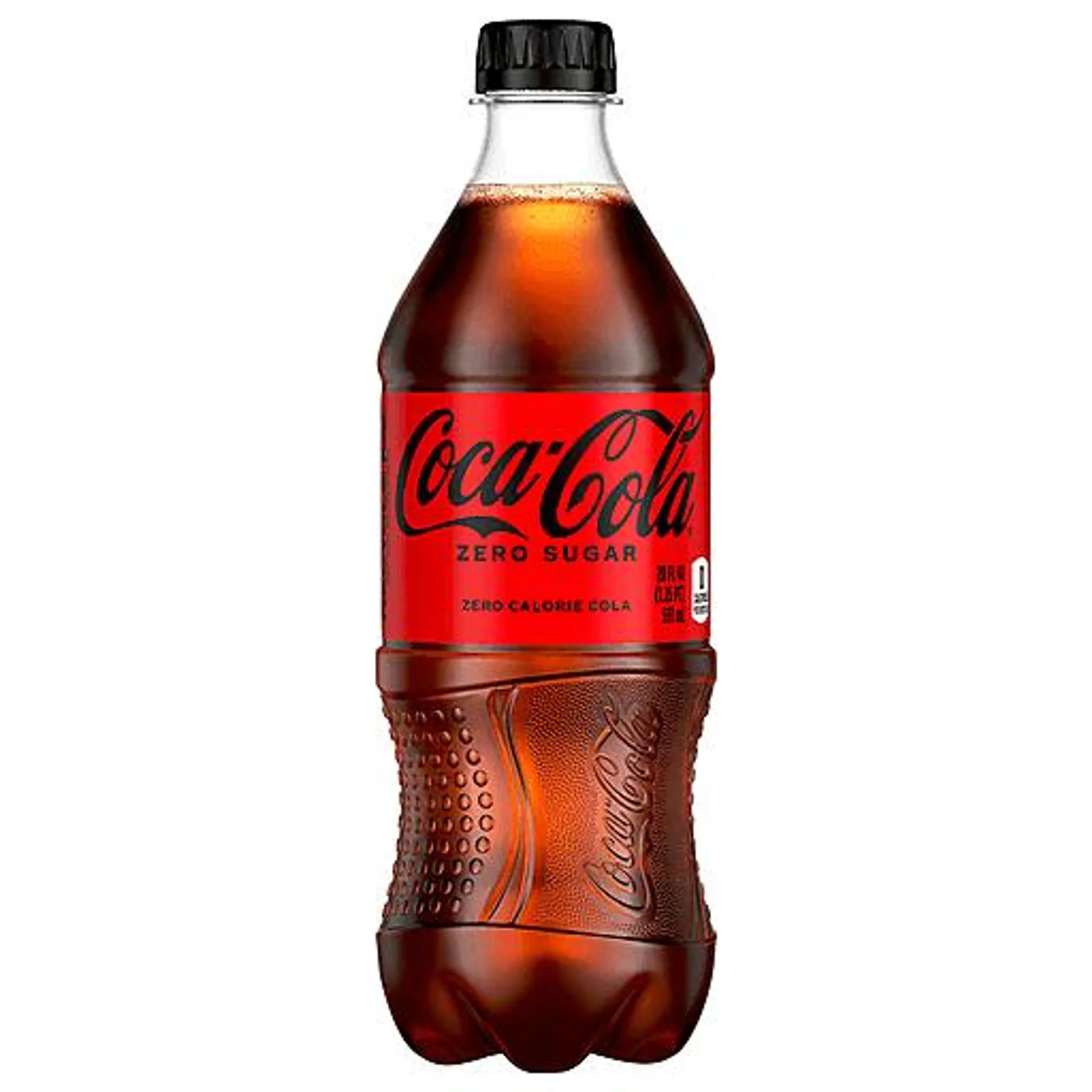 Coca Cola Zero Sugar Soda 20 fl oz bottle