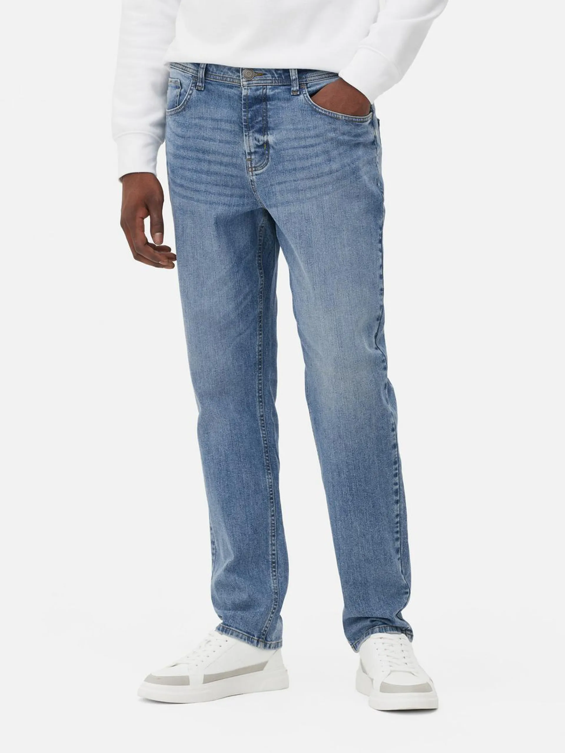 Stretch Straight Jeans