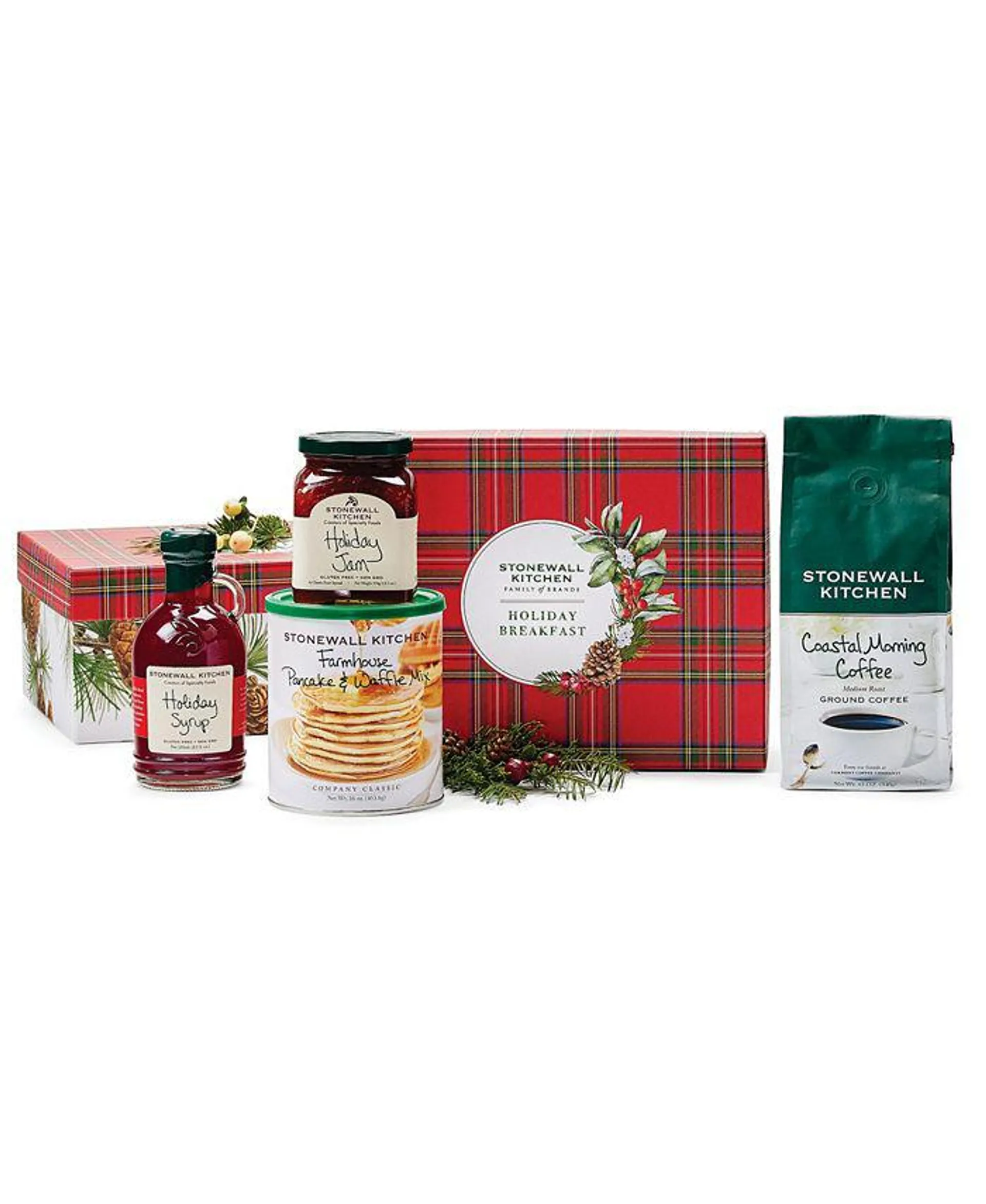 Holiday Breakfast Gift Box, 4 Piece Set