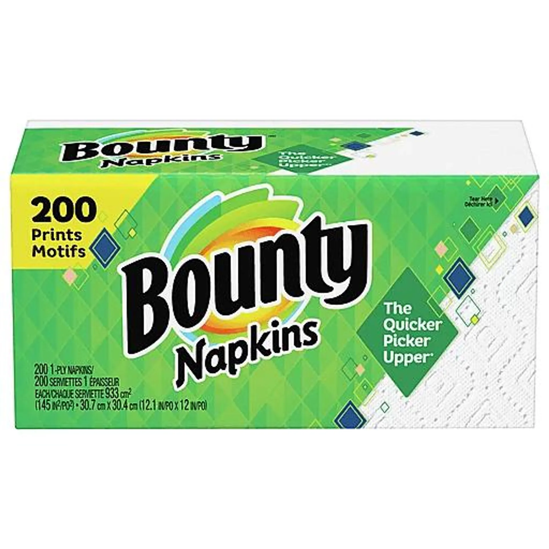 Bounty Quilted White Paper Napkins 200 ct box