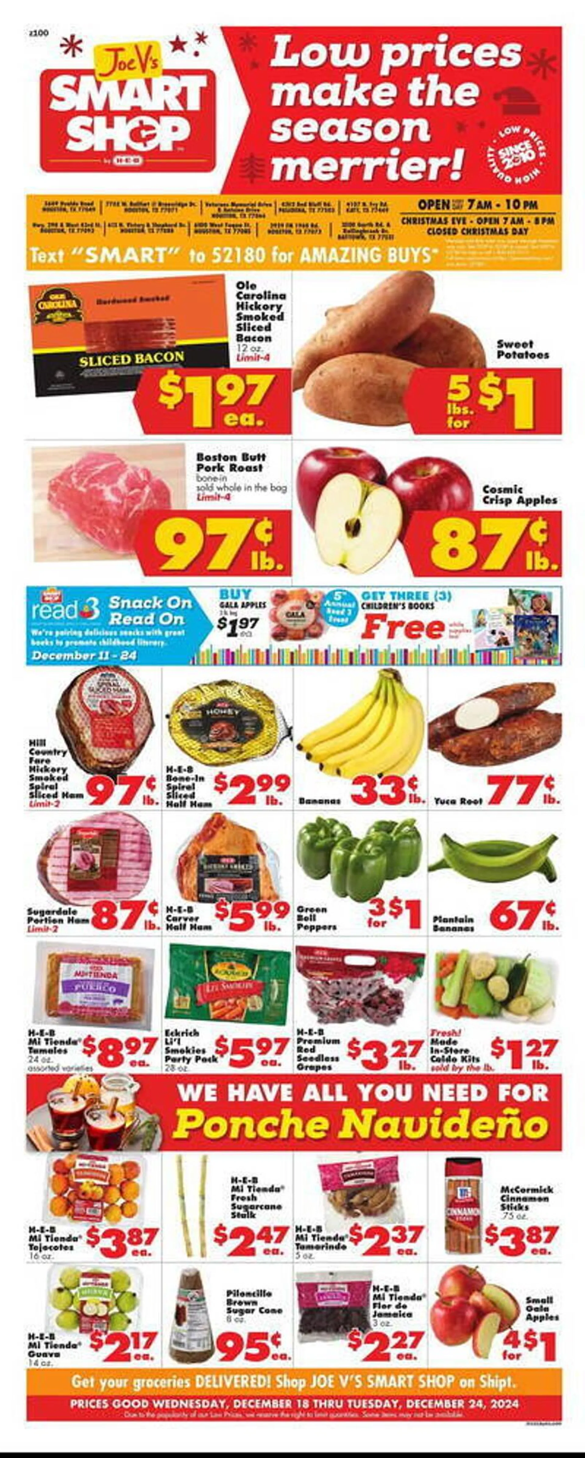 Joe Vs Smart Shop Weekly Ad - 1