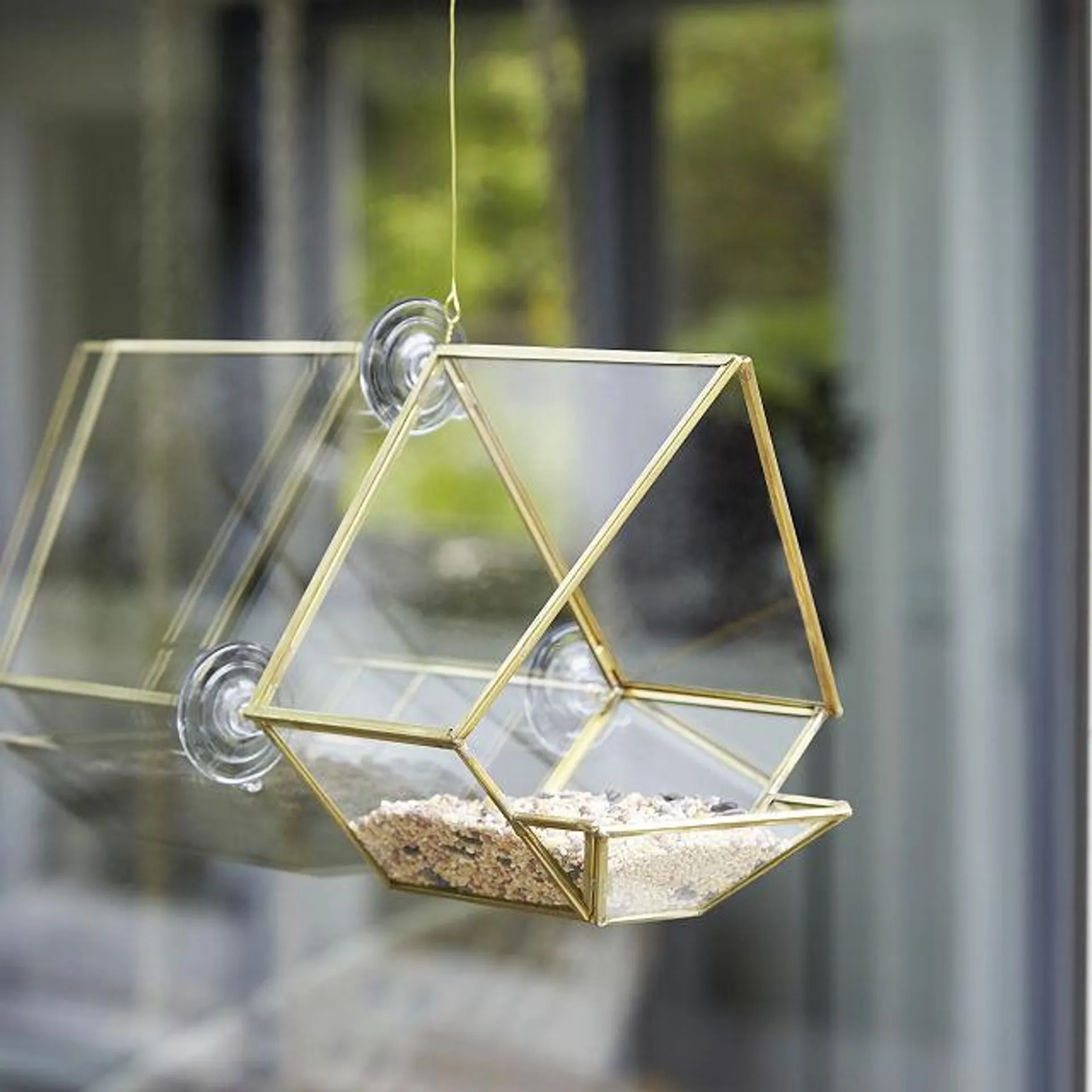 Glass House Bird Feeder