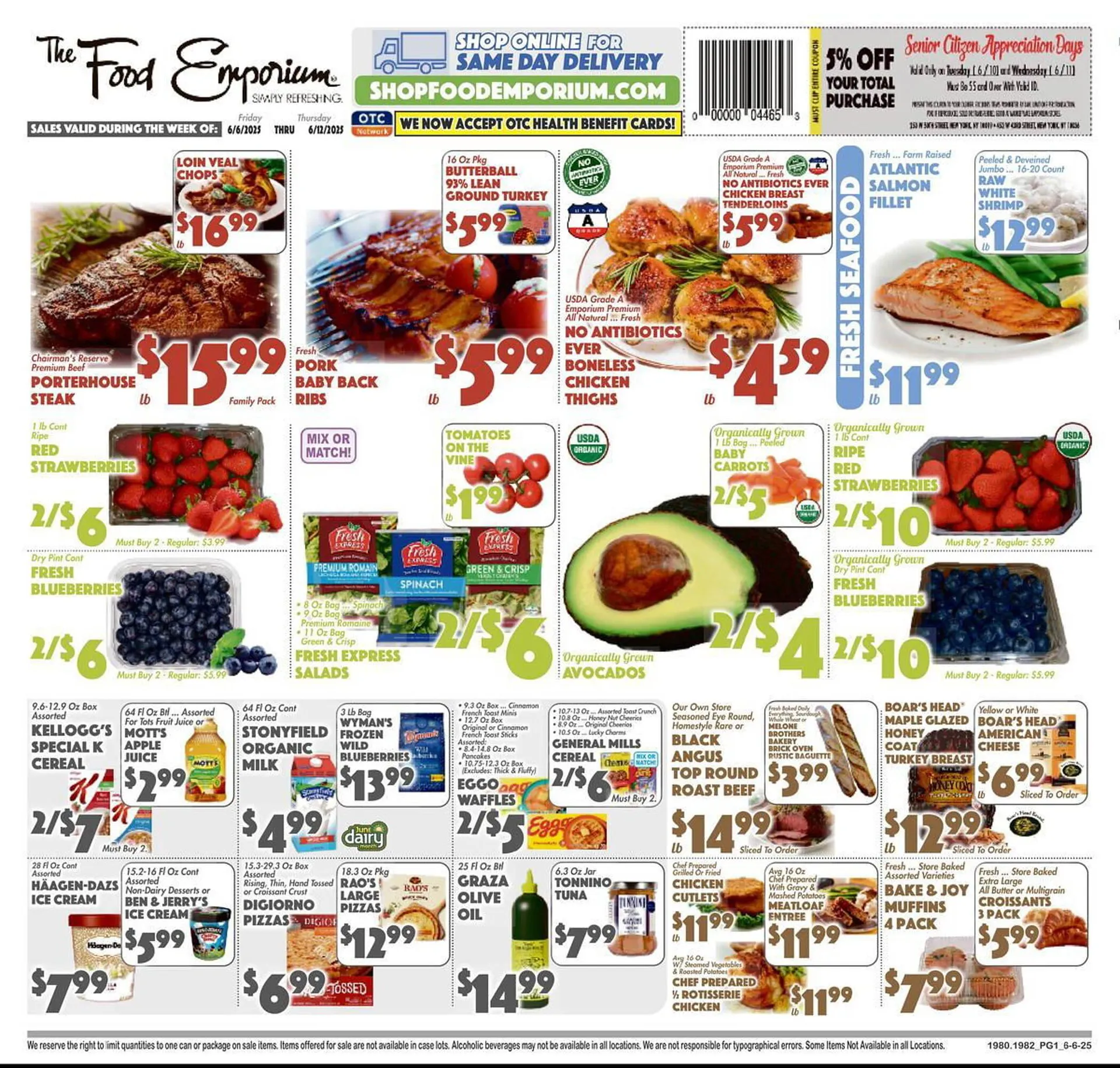 Weekly ad The Food Emporium Weekly Ad from June 6 to June 12 2025 - Page 1