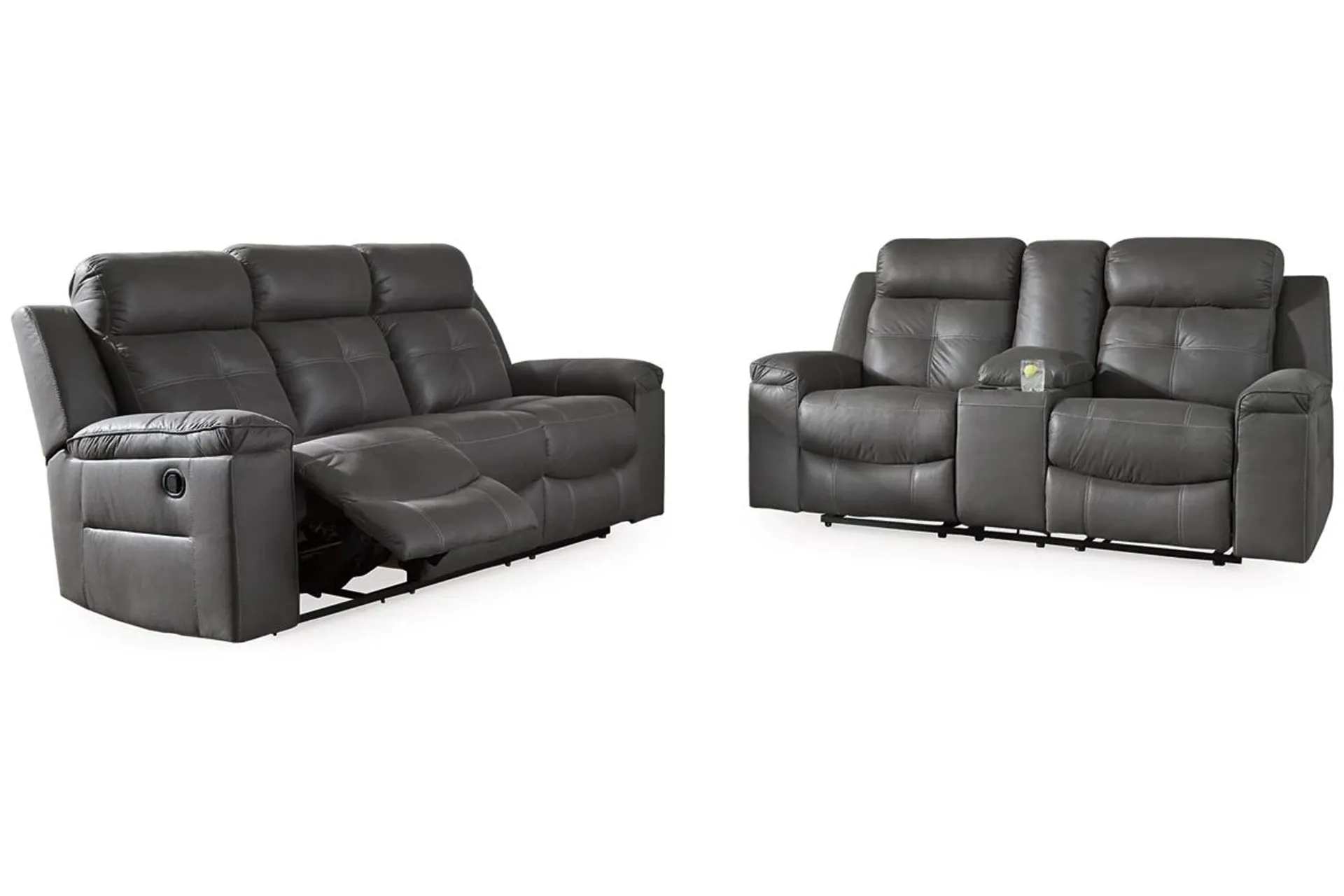 Jesolo Manual Reclining Sofa and Loveseat Set