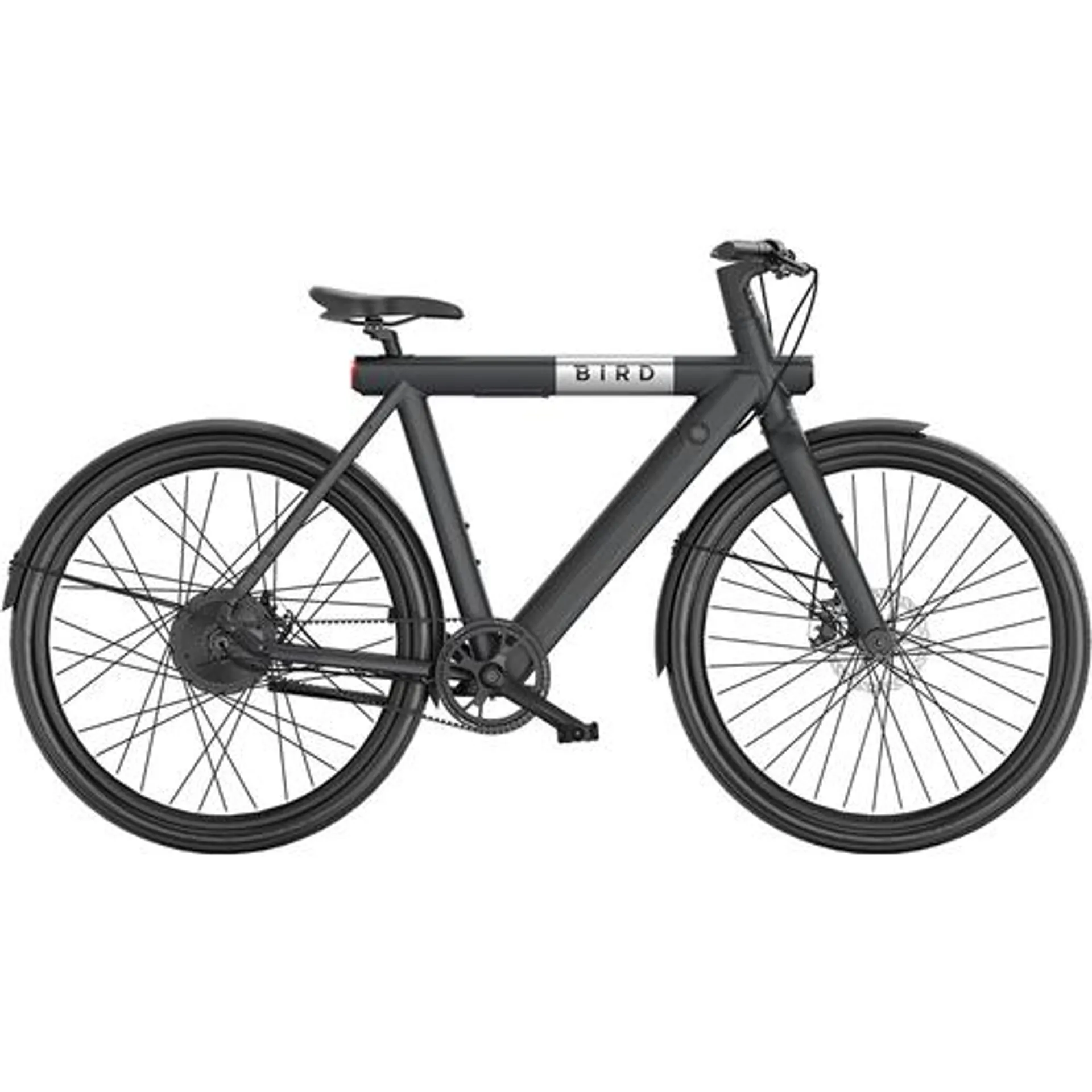 28" 50 Mile, 20mph A-Frame Electric Bike - Stealth Black