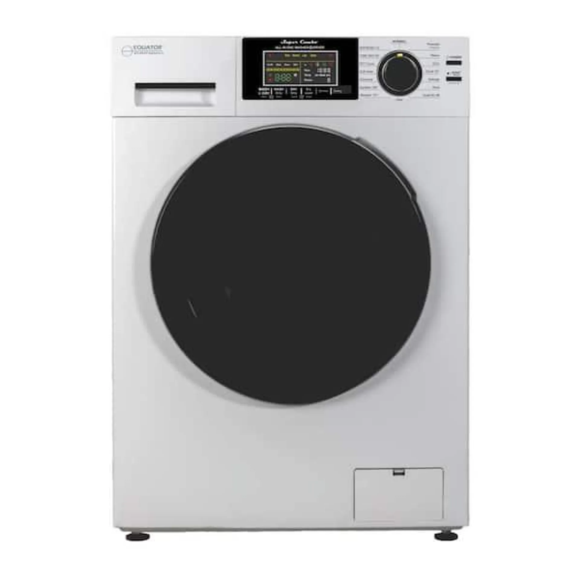 1.62 cu. ft. RV Pet Version Compact 110-Volt Vented 15 lbs. Sani Washer Dryer Combo 1400RPM in White