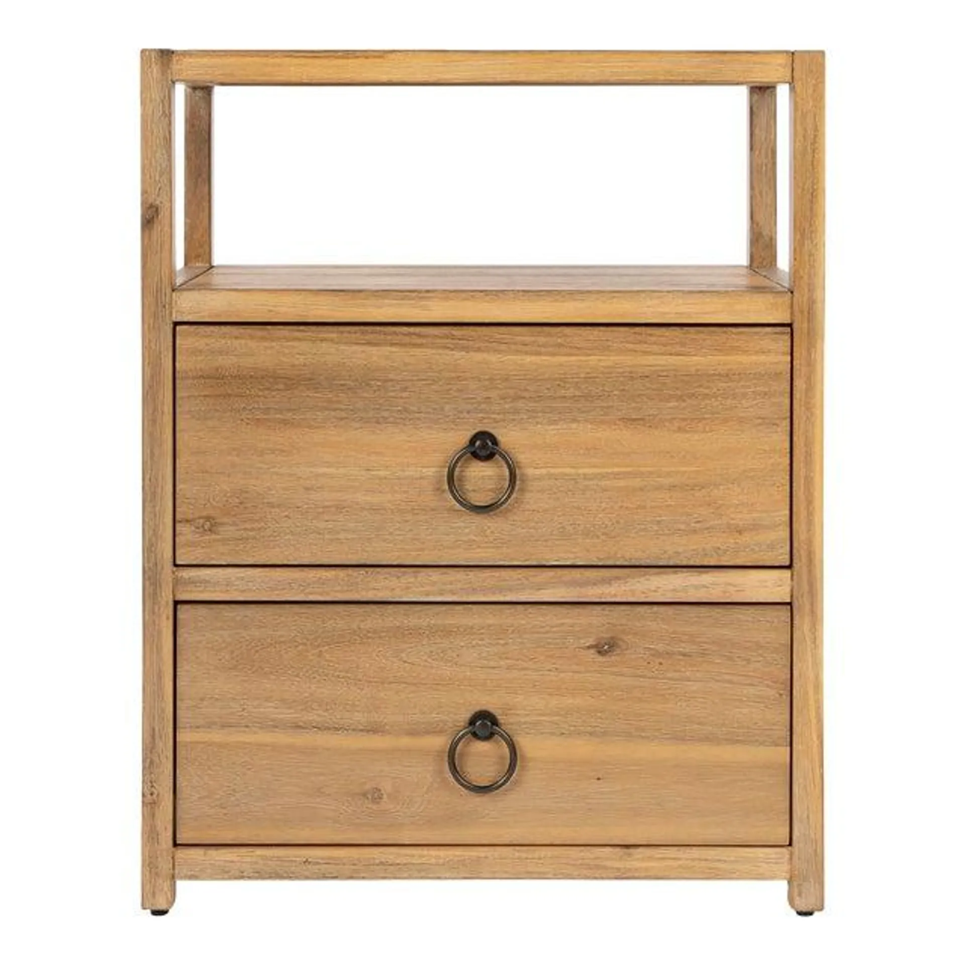 Lark Natural Wood Nightstand, Light Brown