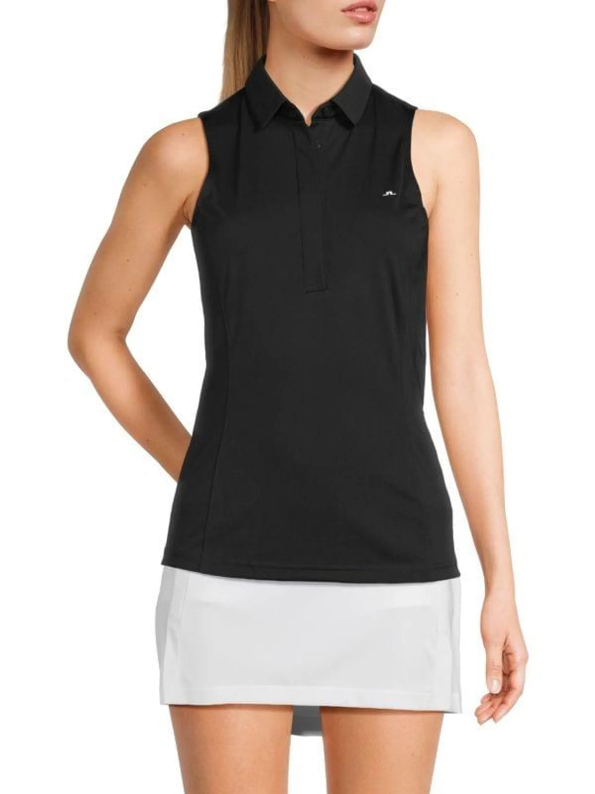 Dena Solid Sleeveless Top