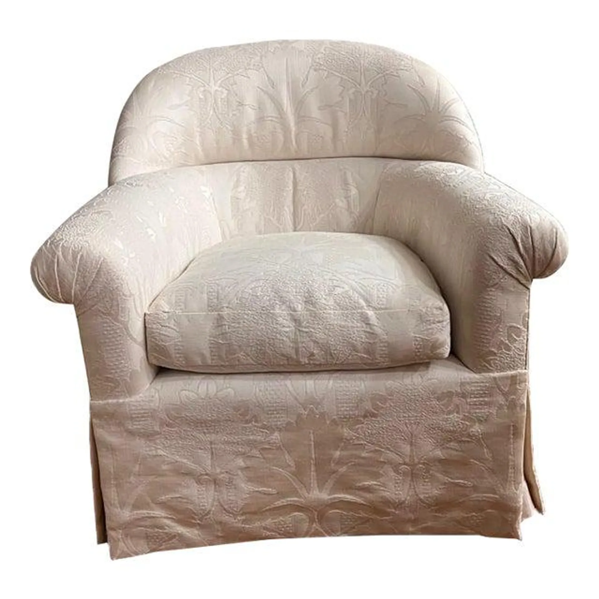 1990s Custom Made McLaughlin Upholstery Chair