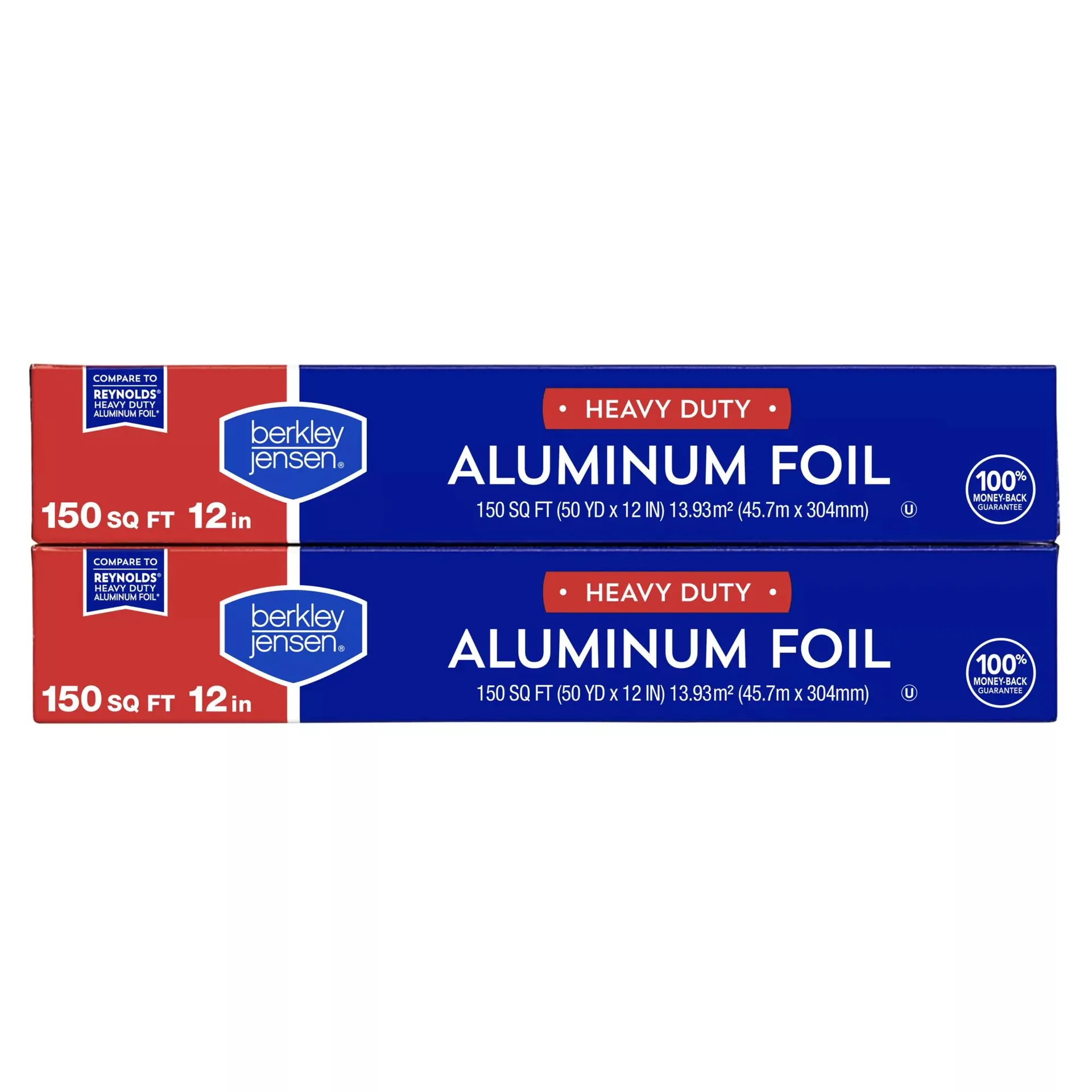 Berkley Jensen 12" Heavy Duty Aluminum Foil, 2 pk./150 sq. ft.