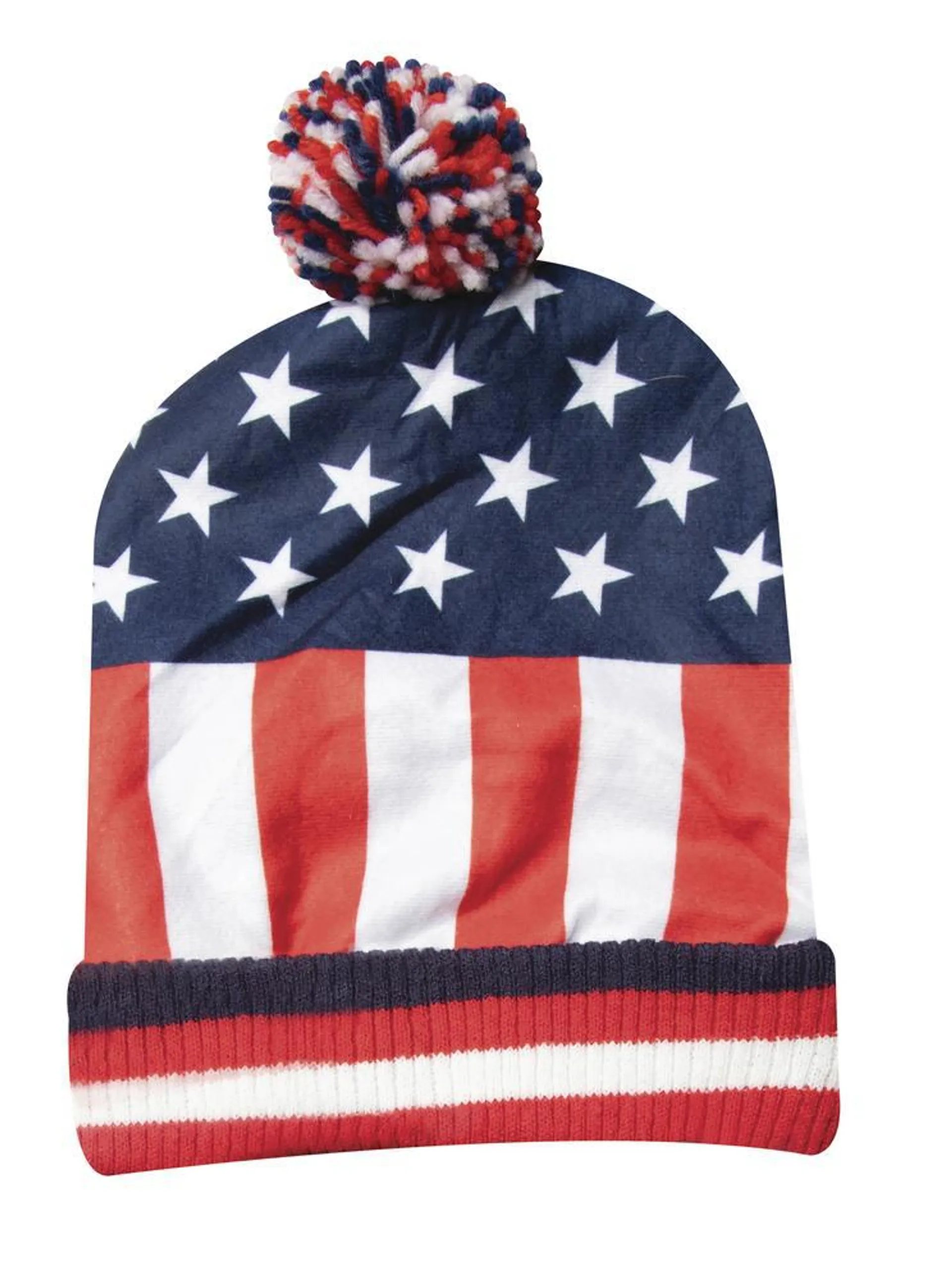 American Flag Winter Hat