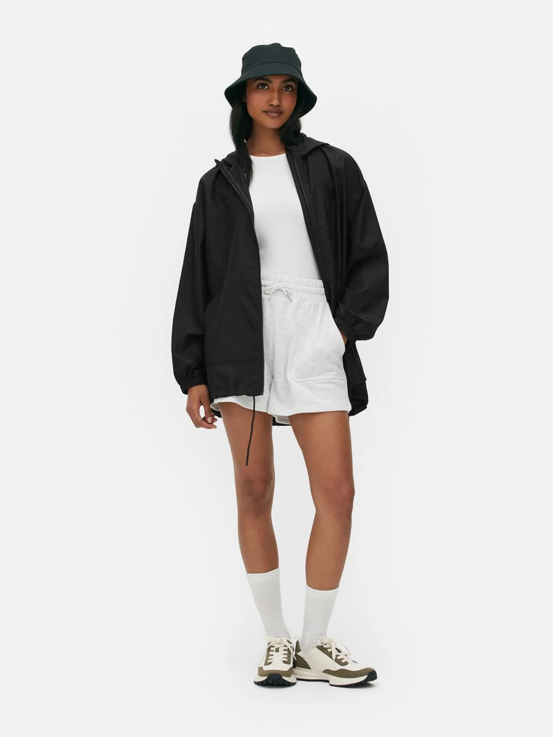 Lightweight Hooded Raincoat