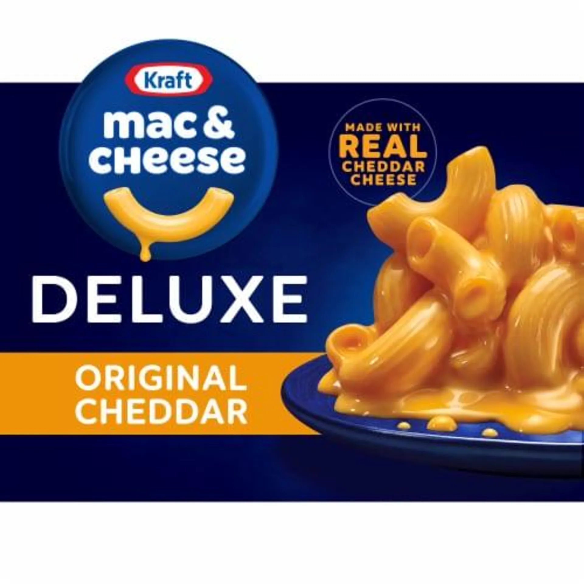 Kraft Deluxe Original Cheddar Mac N Cheese Macaroni and Cheese Dinner