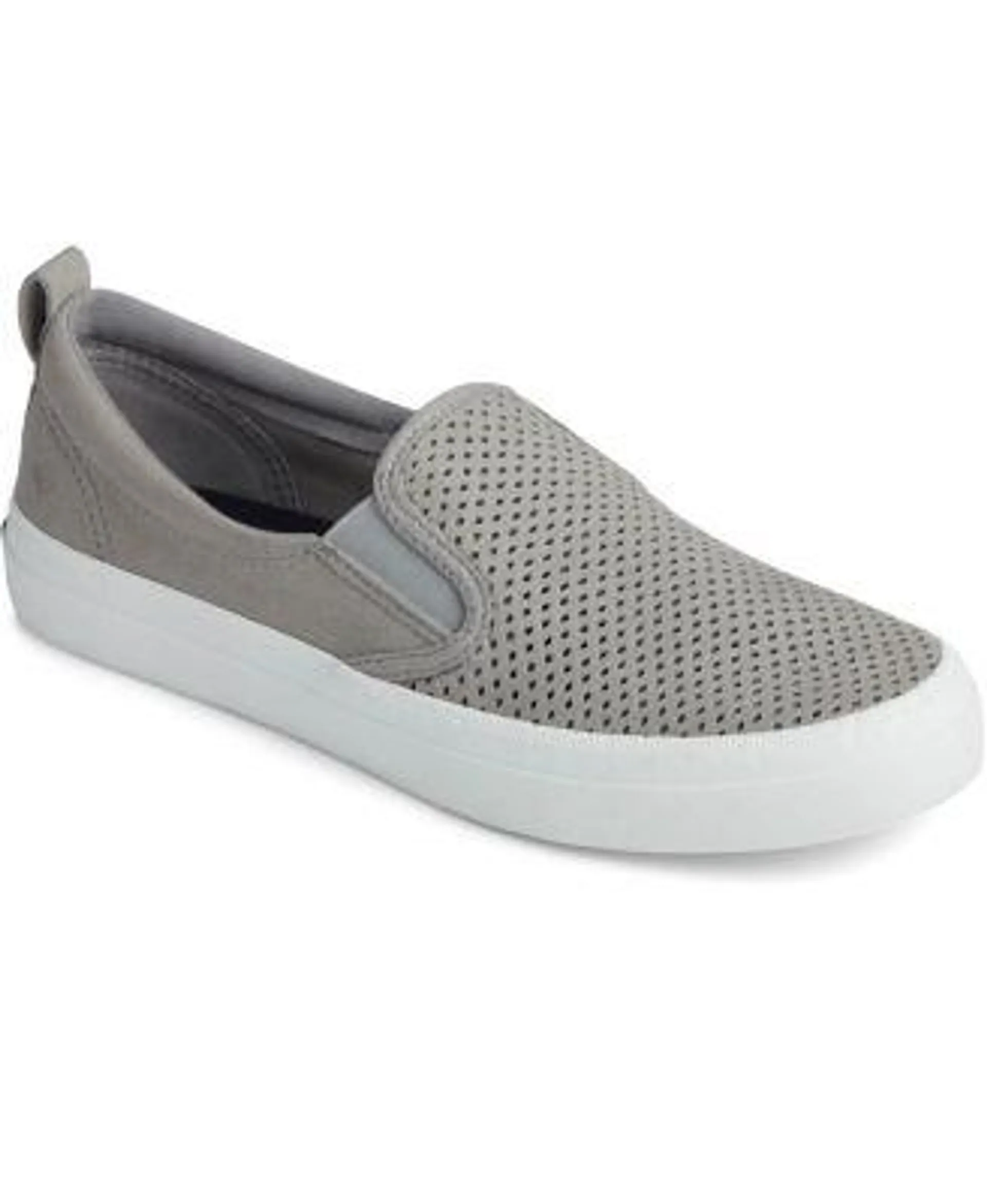 Women's Crest Twin Gore Perforated Slip On Sneakers, Created for Macy's