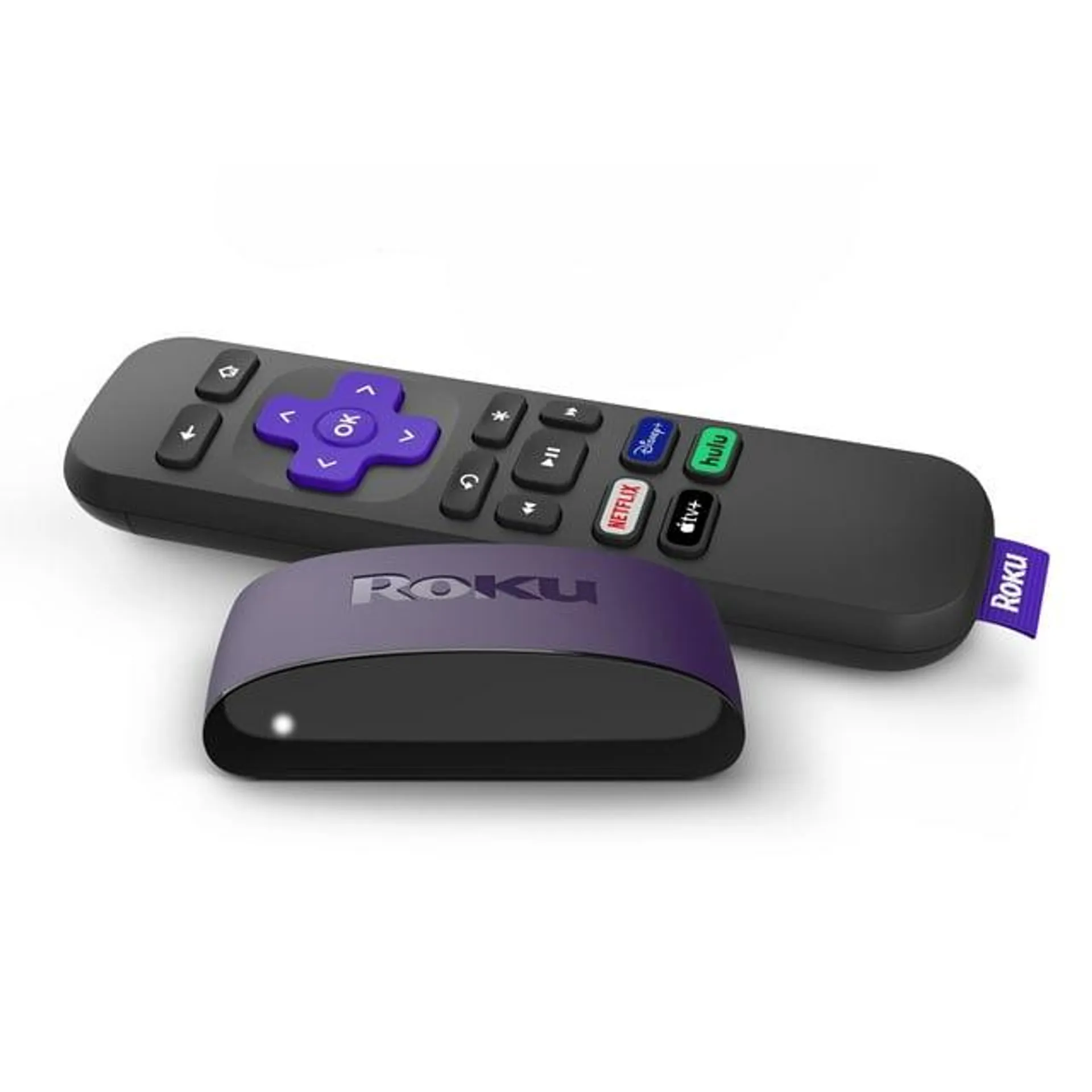 Roku LE HD Streaming Media Player Wi-Fi Enabled with High Speed HDMI Cable and Simple Remote