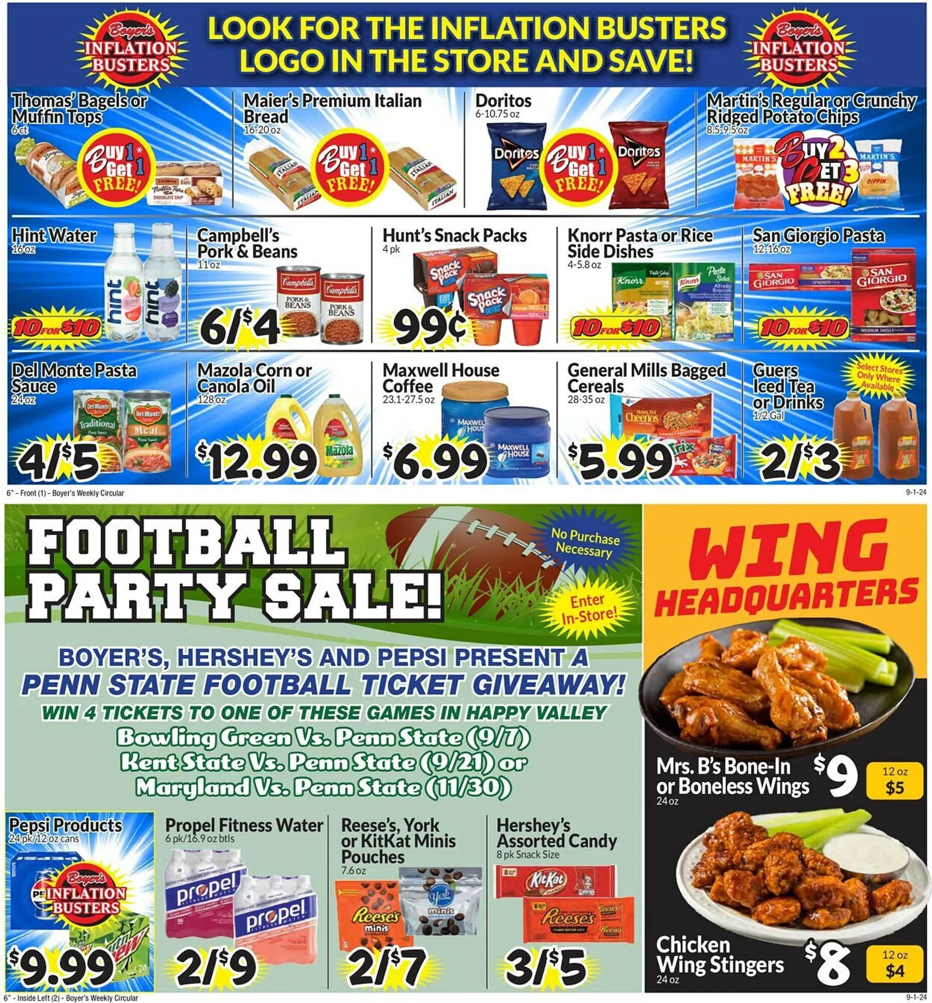 Boyers Food Markets Weekly Ad - 1