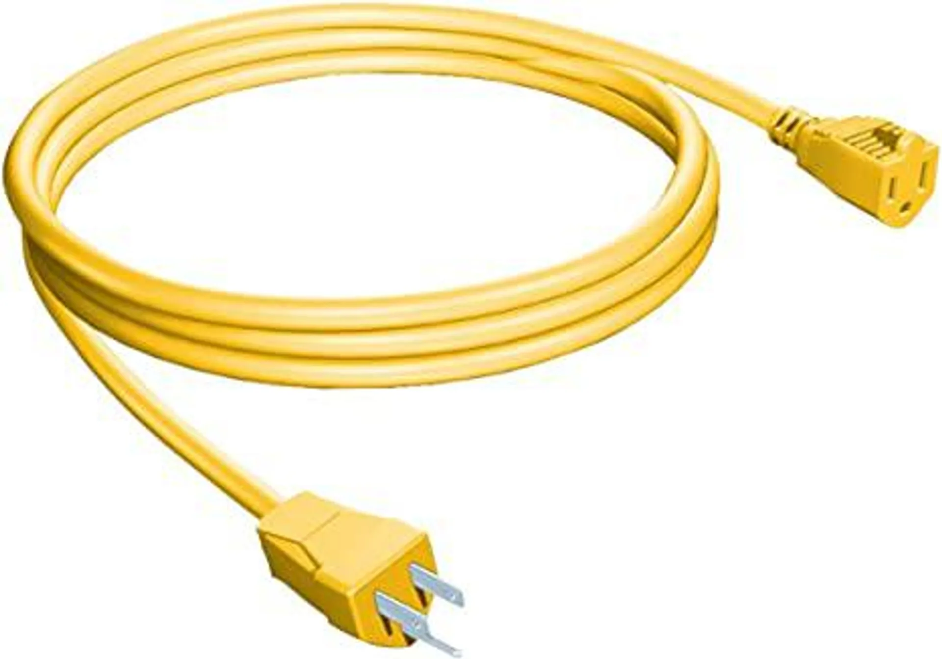 Stanley 33157 Grounded Outdoor Extension Power Cord, 15-Feet, Yellow