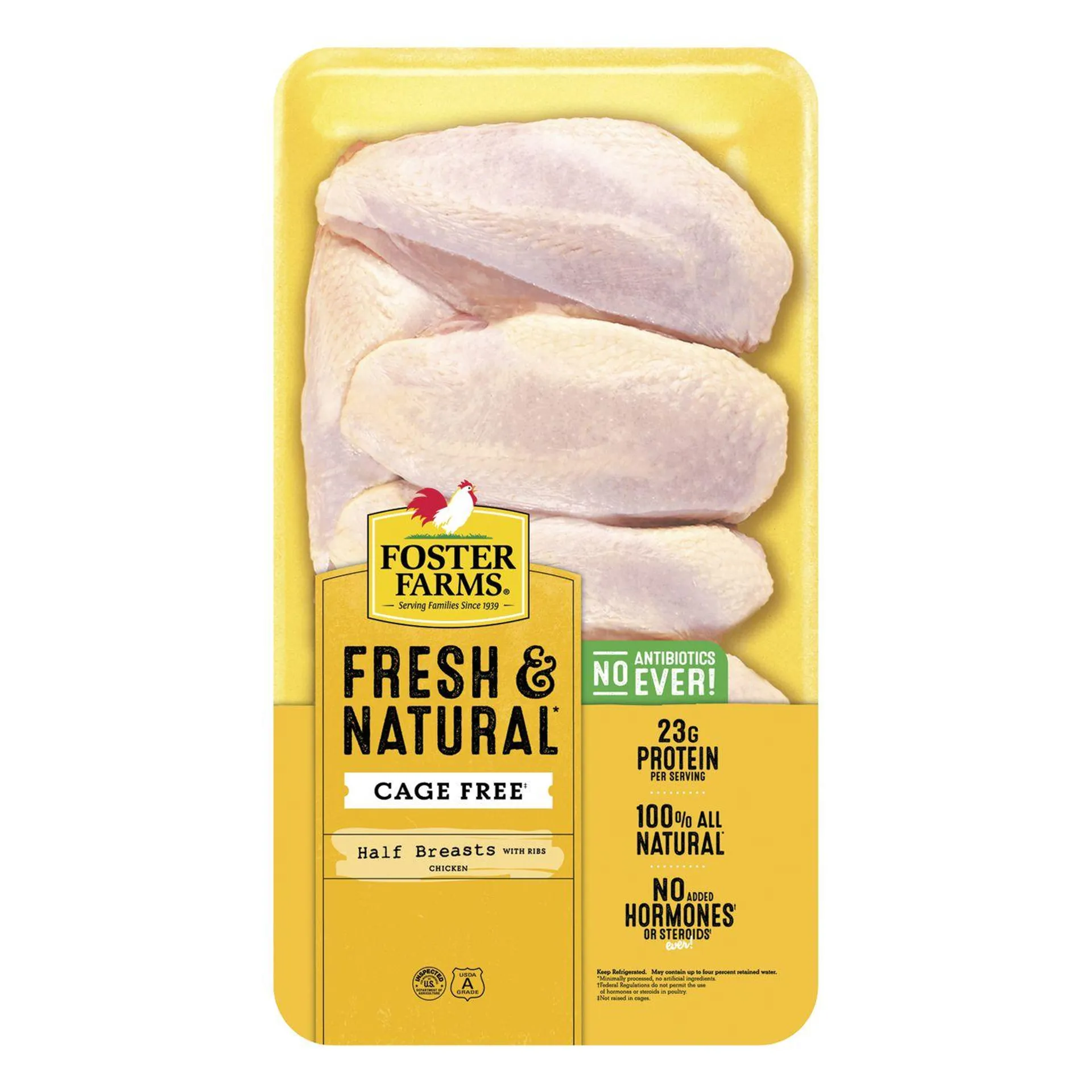 Foster Farms Split Chicken Half Breasts Value Pack