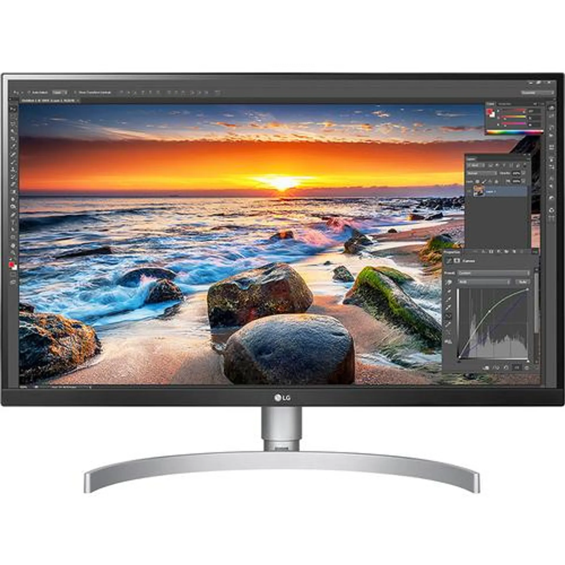 LG 27UL850-W 27" 4K UHD IPS LED Monitor with VESA DisplayHDR 400 (Open Box)