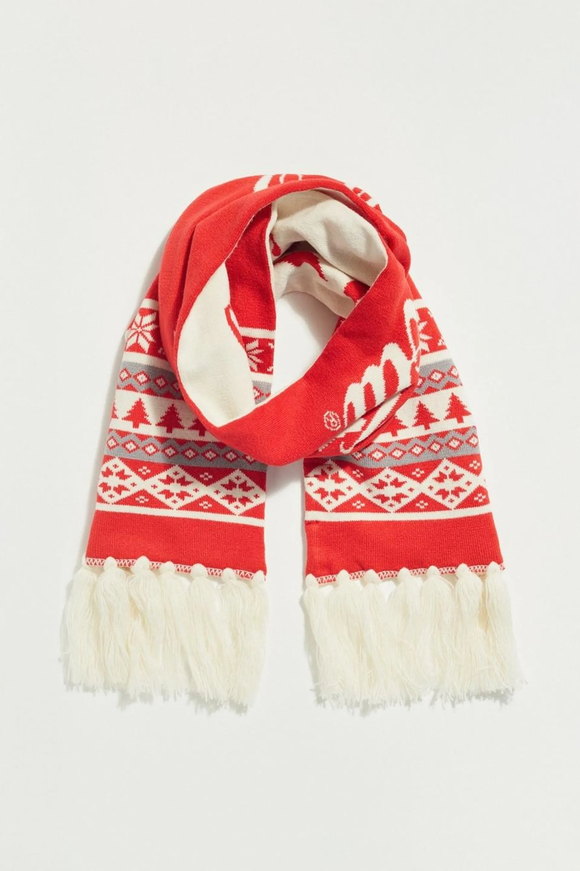 coca cola fair isle scarf