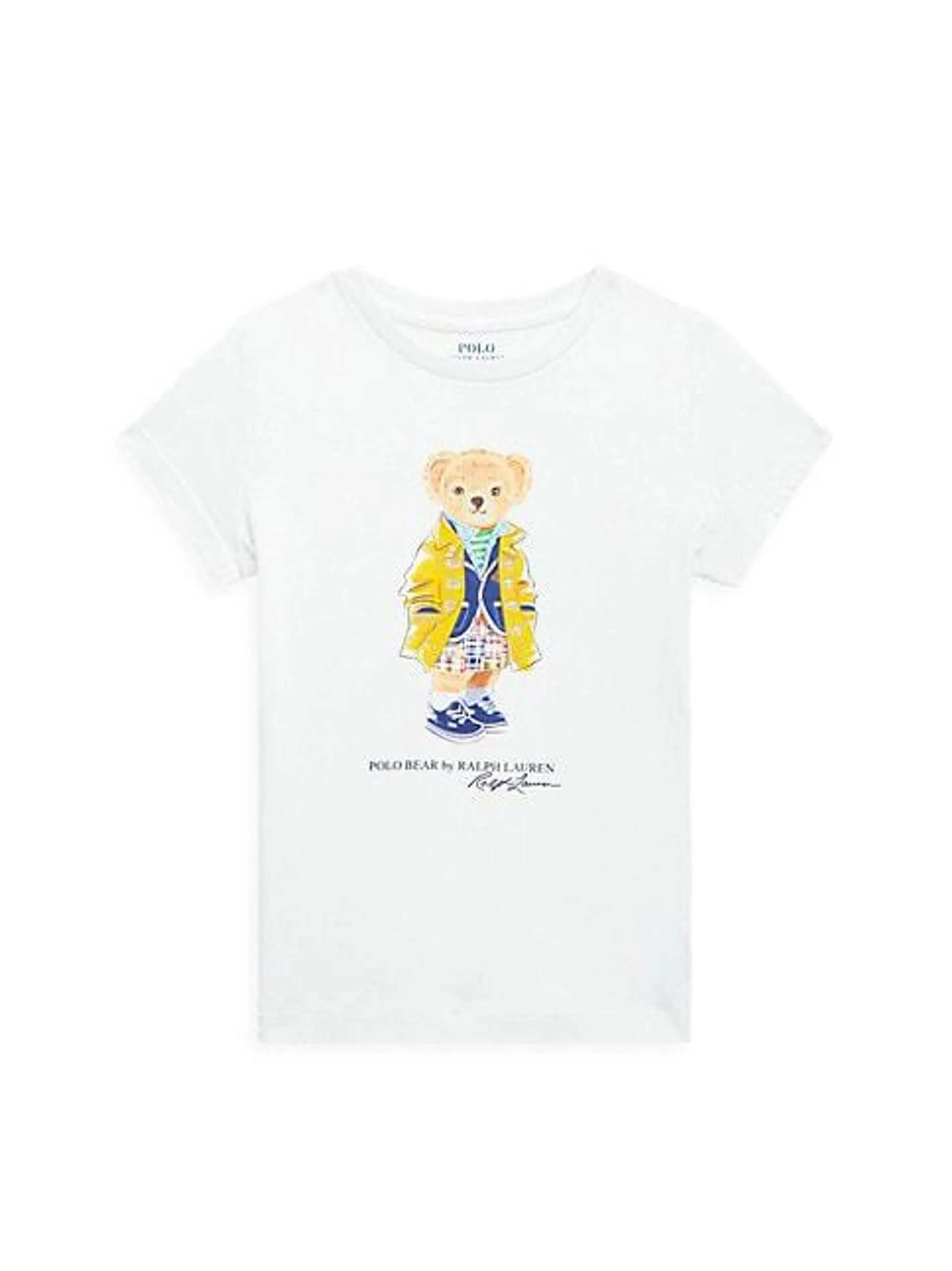 Little Girl's Polo Bear Crewneck T-Shirt