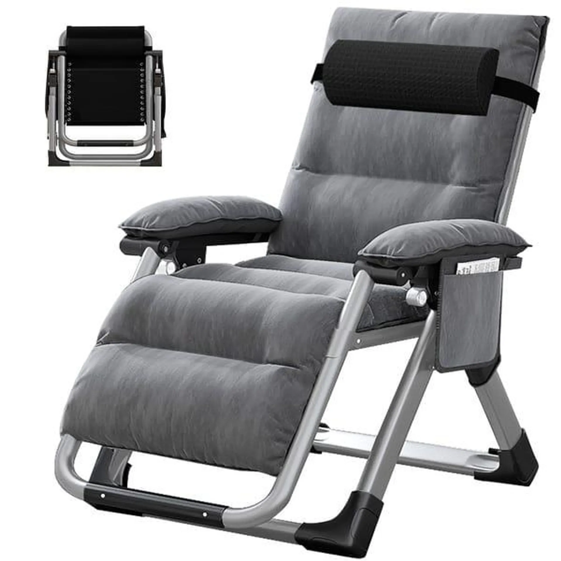 DoCred Zero Gravity Chair, Folding Adjustable Patio Lounge Chair