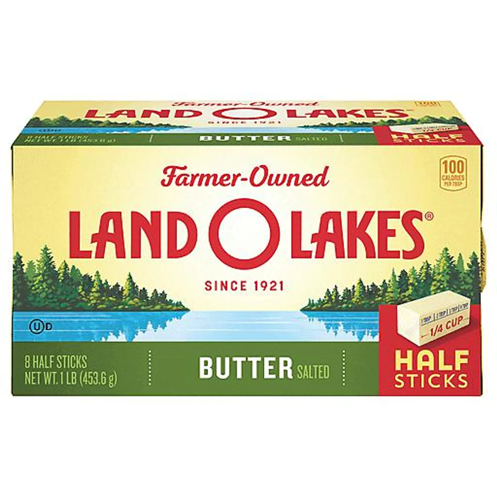 Land O Lakes Salted Half Butter Sticks 8 ct 1 lb box