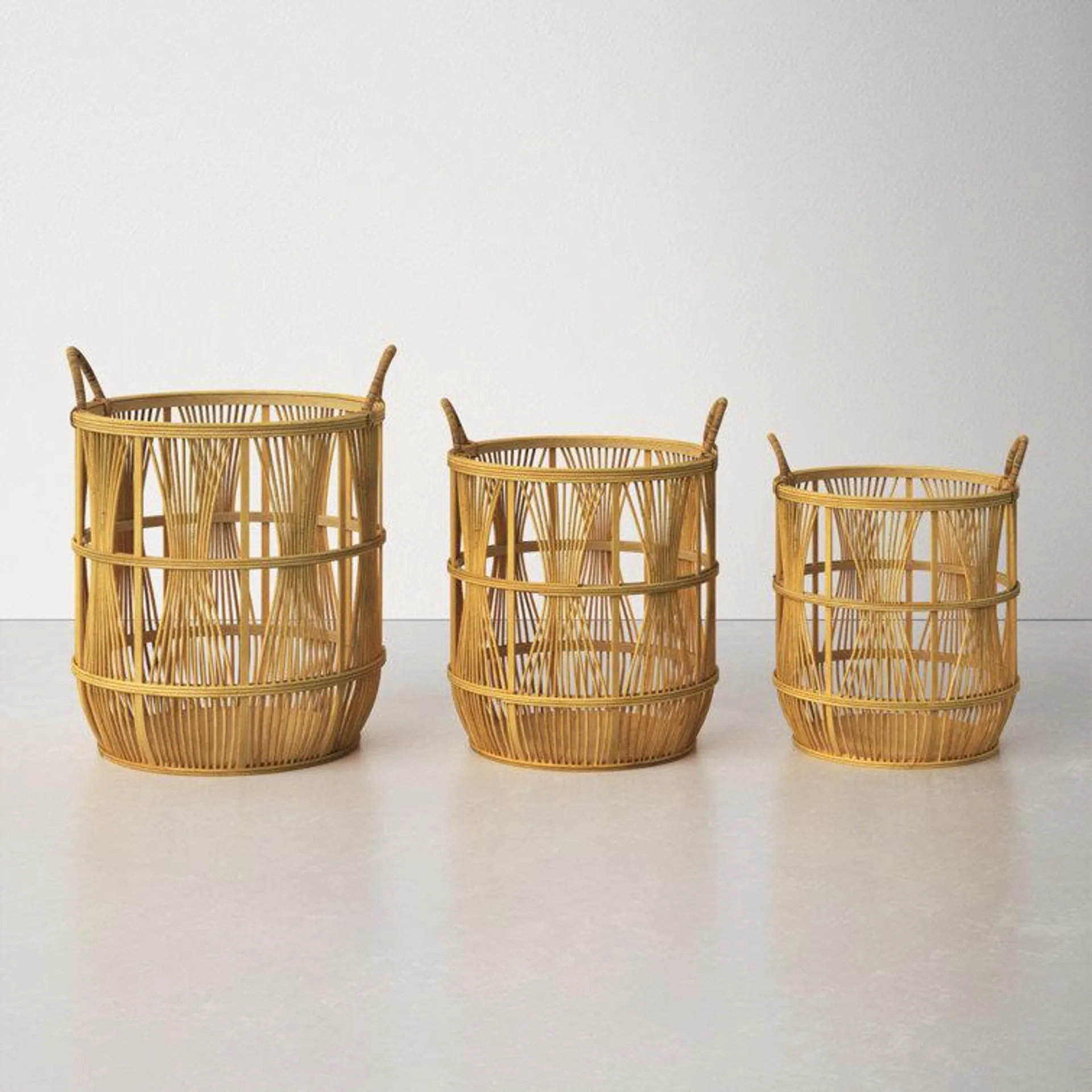 Nesting Bamboo Basket - Set of 3
